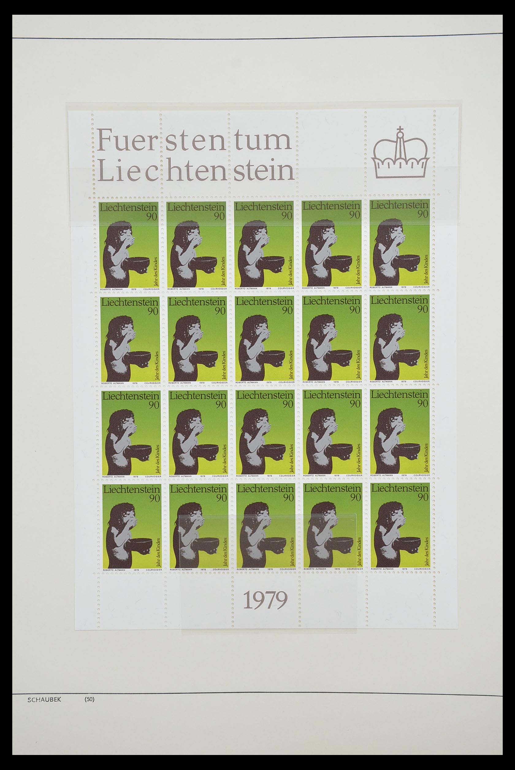 33274 381 - Postzegelverzameling 33274 Liechtenstein 1912-1996.