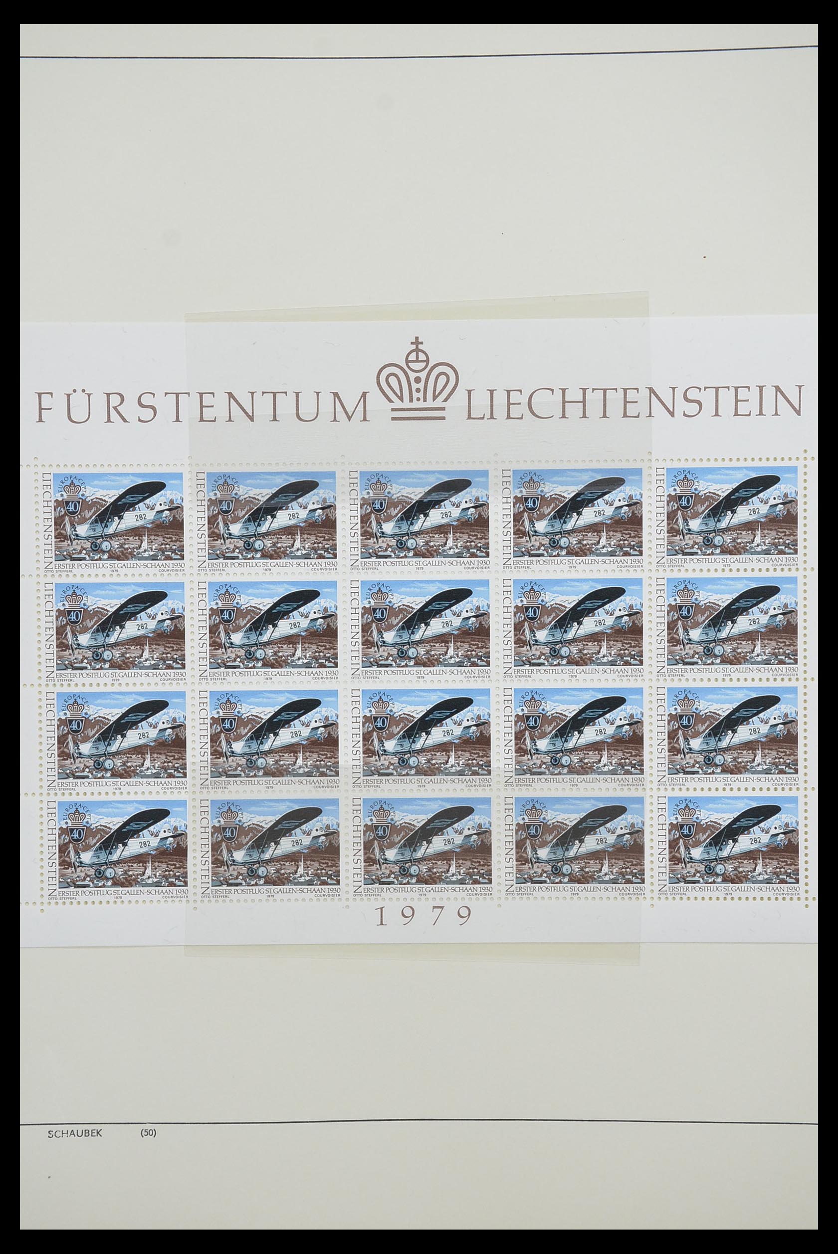 33274 383 - Stamp collection 33274 Liechtenstein 1912-1996.