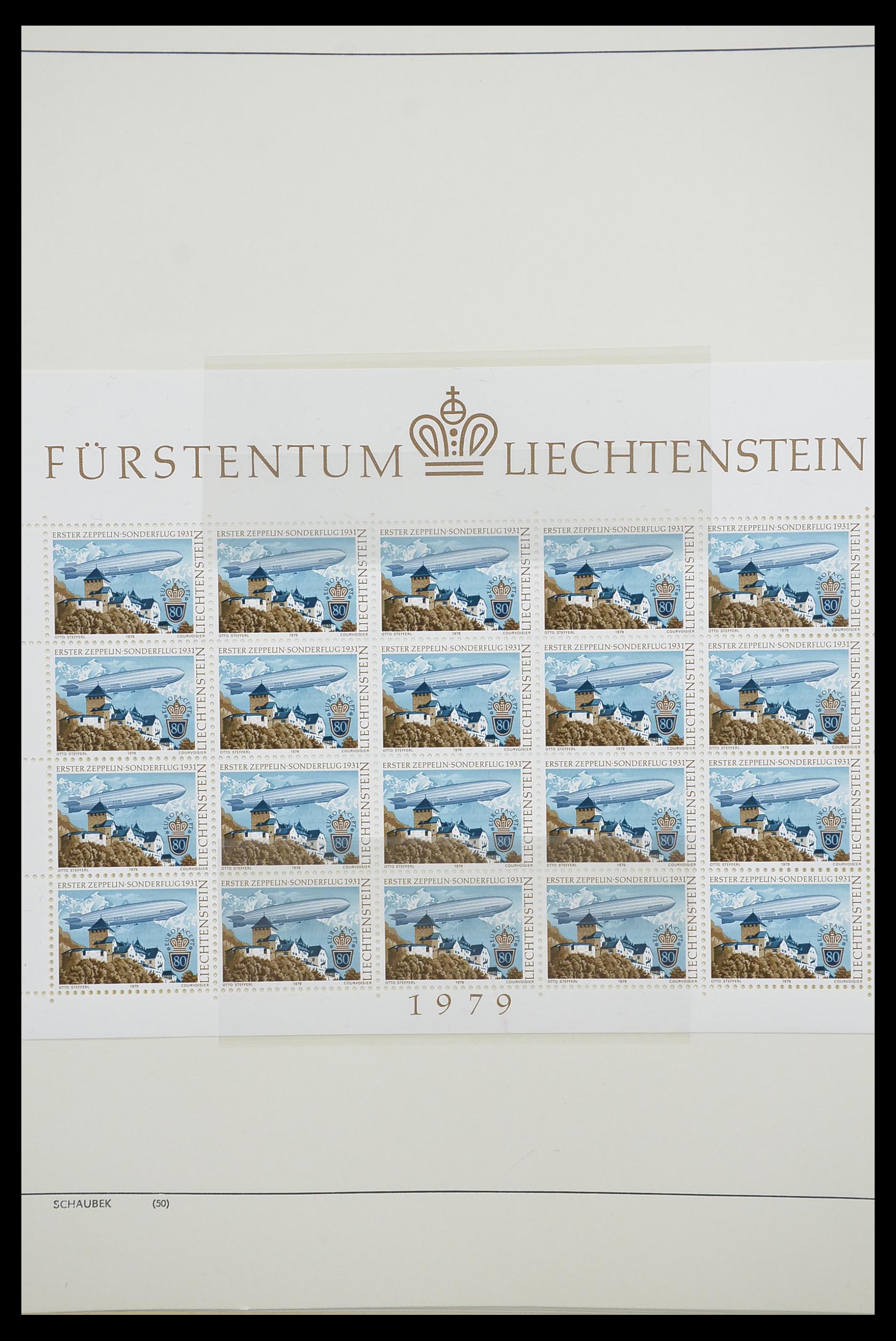 33274 384 - Stamp collection 33274 Liechtenstein 1912-1996.