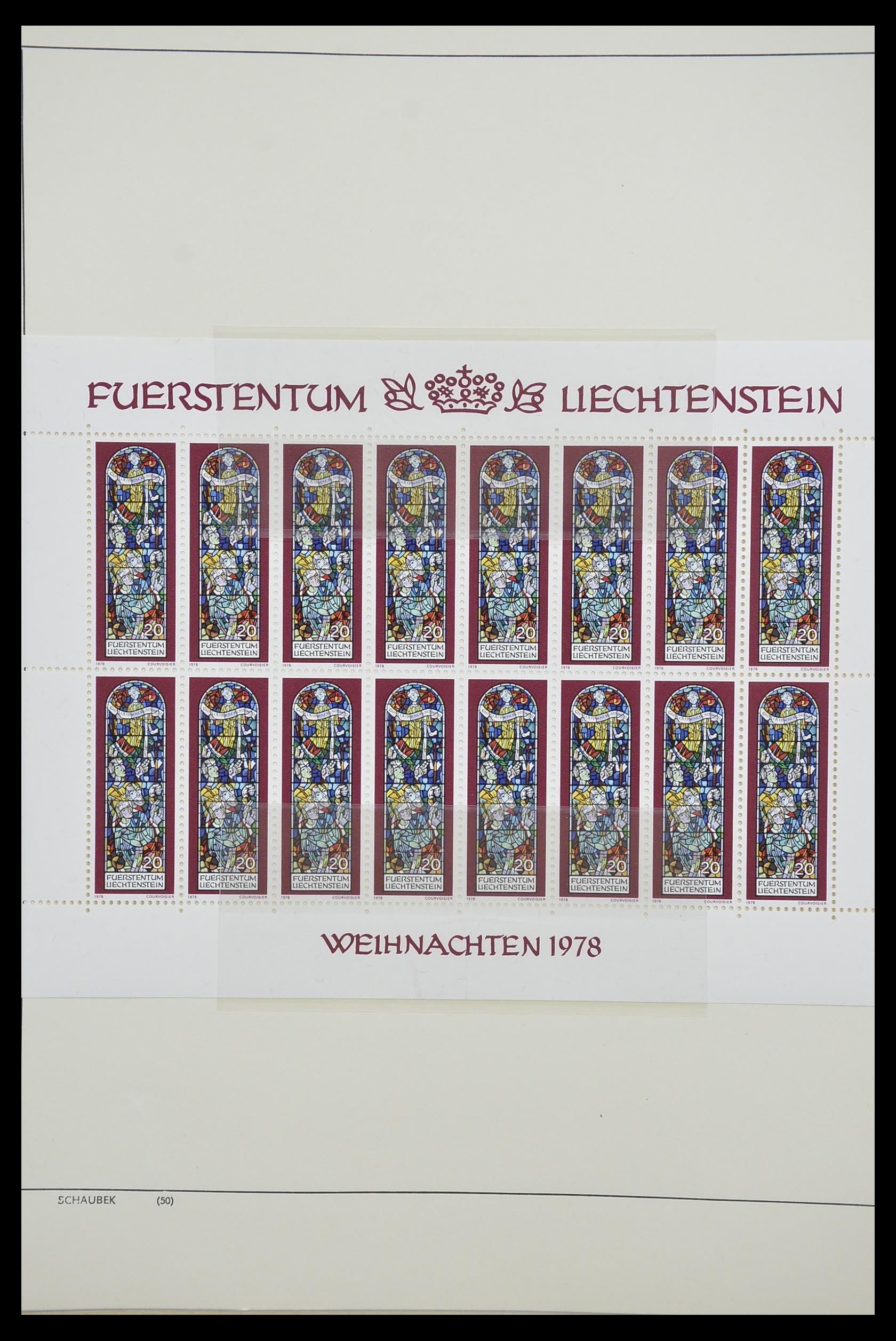 33274 385 - Postzegelverzameling 33274 Liechtenstein 1912-1996.