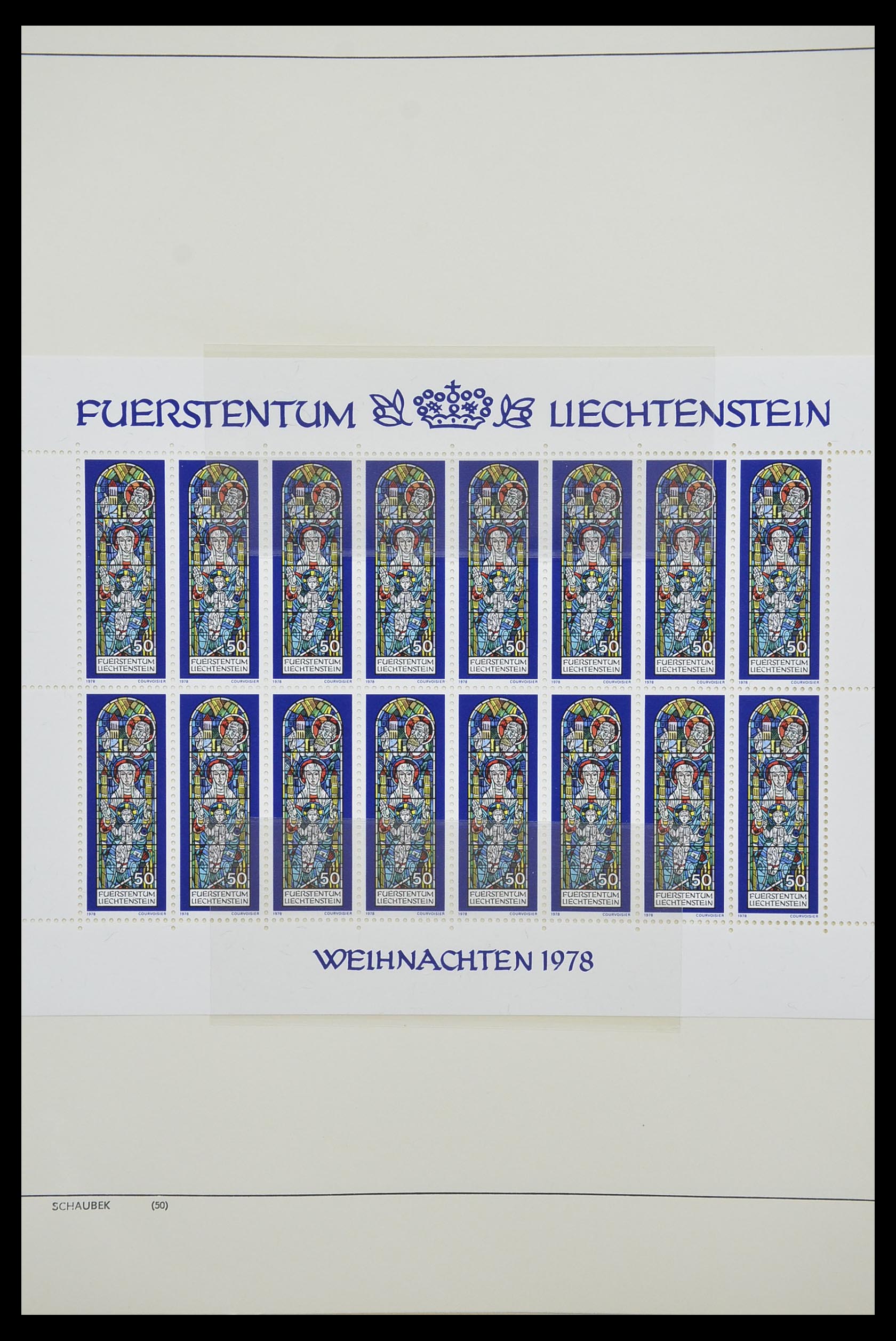 33274 386 - Postzegelverzameling 33274 Liechtenstein 1912-1996.