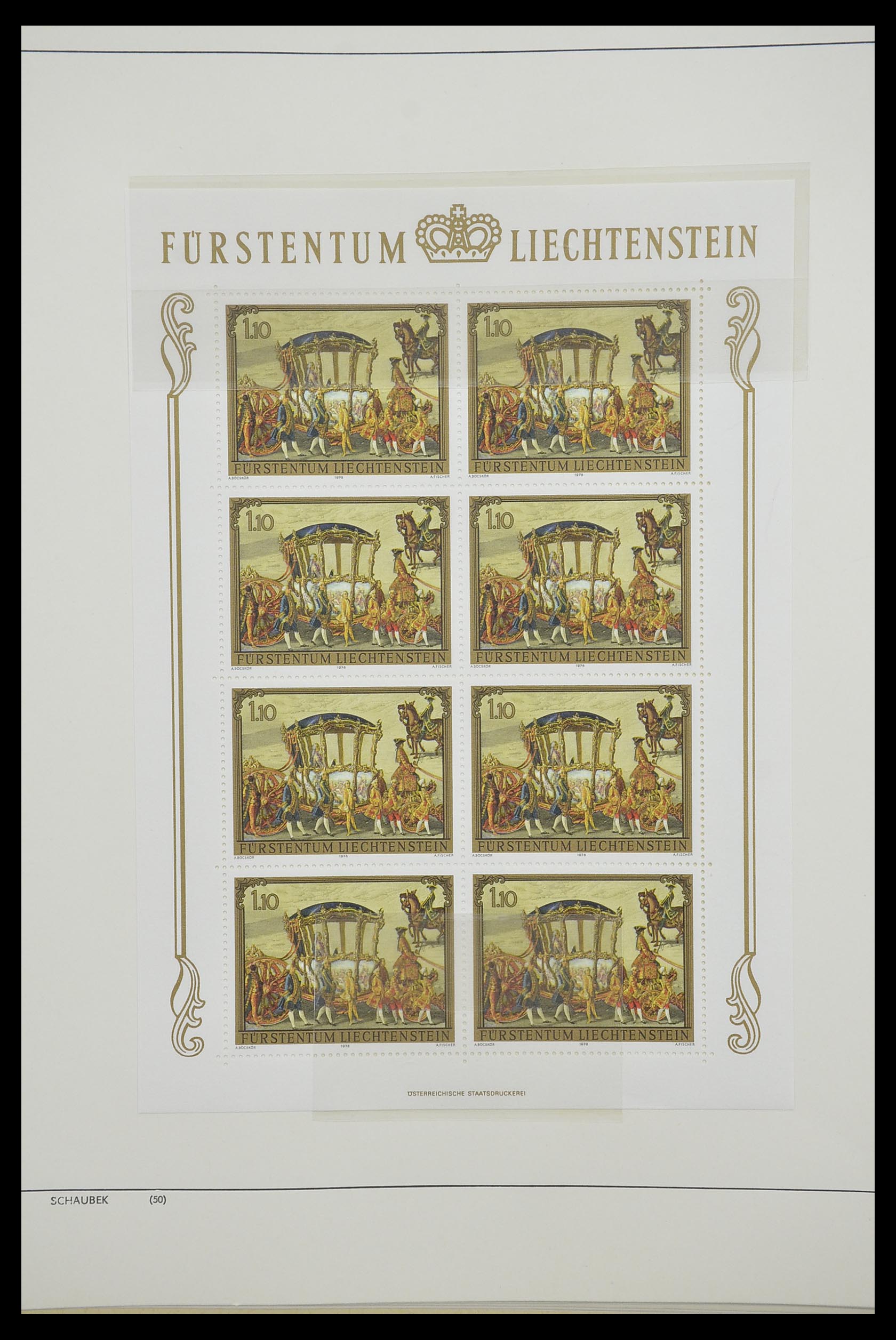 33274 390 - Stamp collection 33274 Liechtenstein 1912-1996.