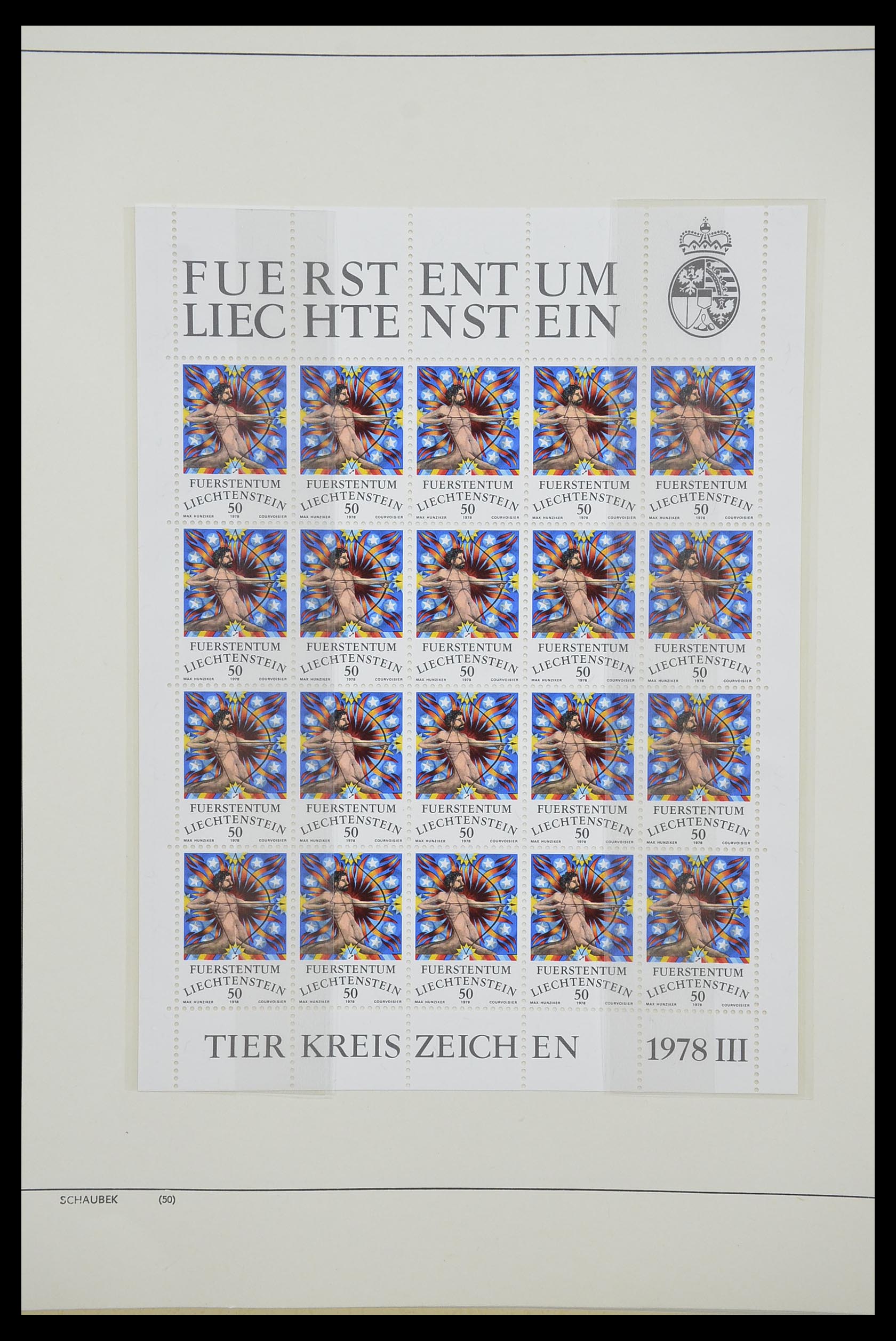 33274 393 - Postzegelverzameling 33274 Liechtenstein 1912-1996.