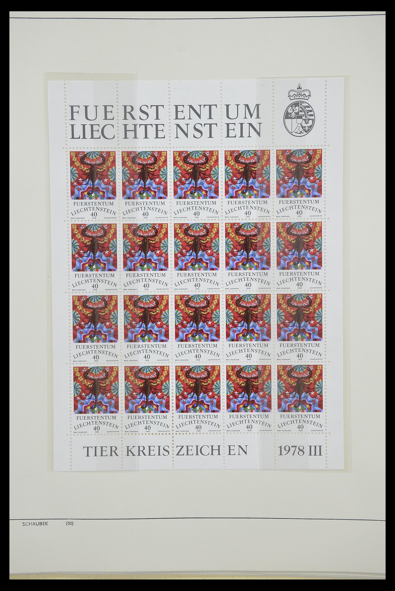33274 394 - Postzegelverzameling 33274 Liechtenstein 1912-1996.