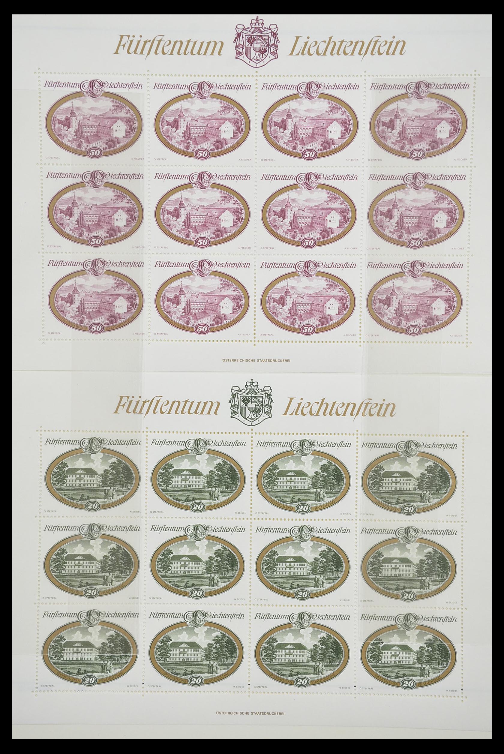 33274 399 - Stamp collection 33274 Liechtenstein 1912-1996.