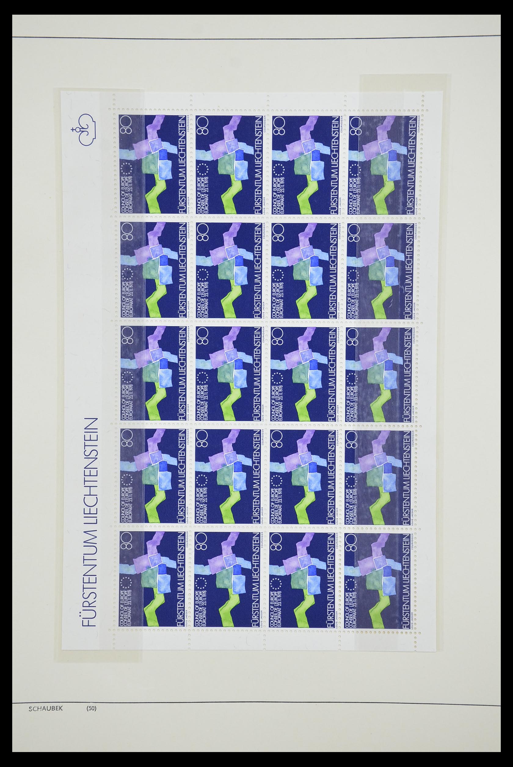 33274 401 - Postzegelverzameling 33274 Liechtenstein 1912-1996.
