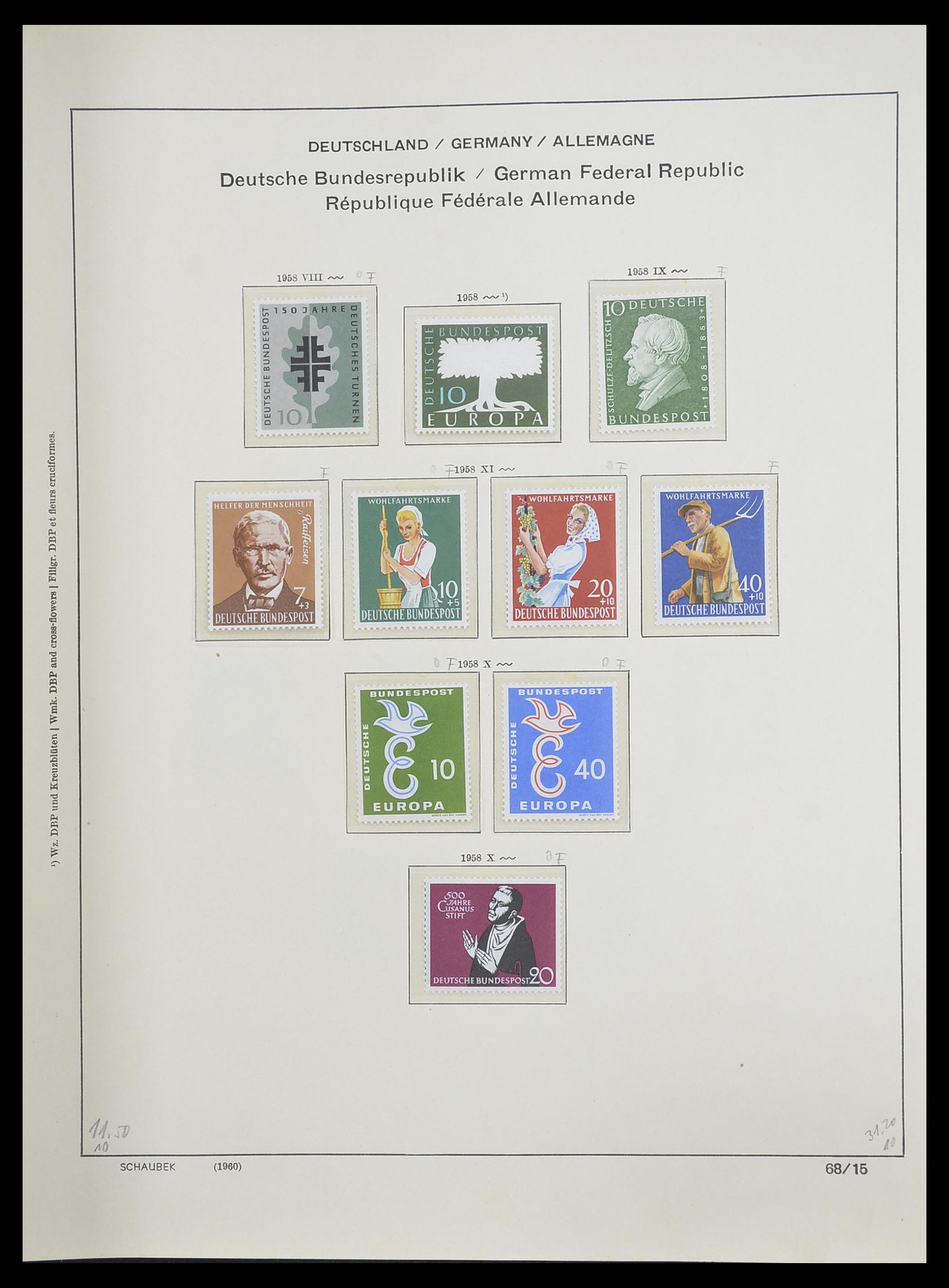 33276 022 - Postzegelverzameling 33276 Bundespost 1949-1995.