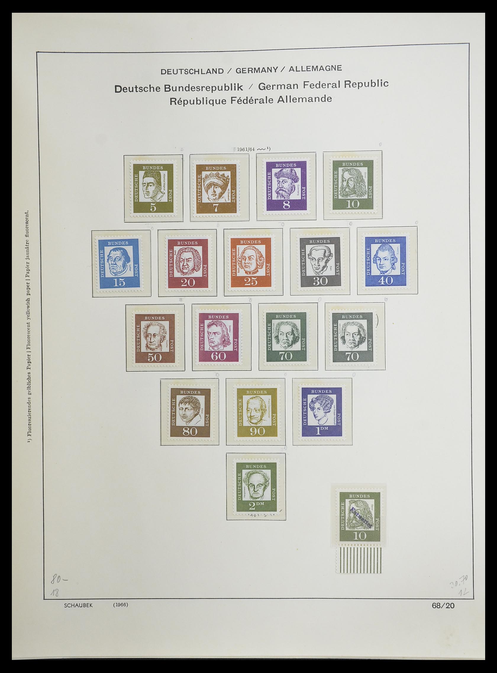 33276 030 - Stamp collection 33276 Bundespost 1949-1995.