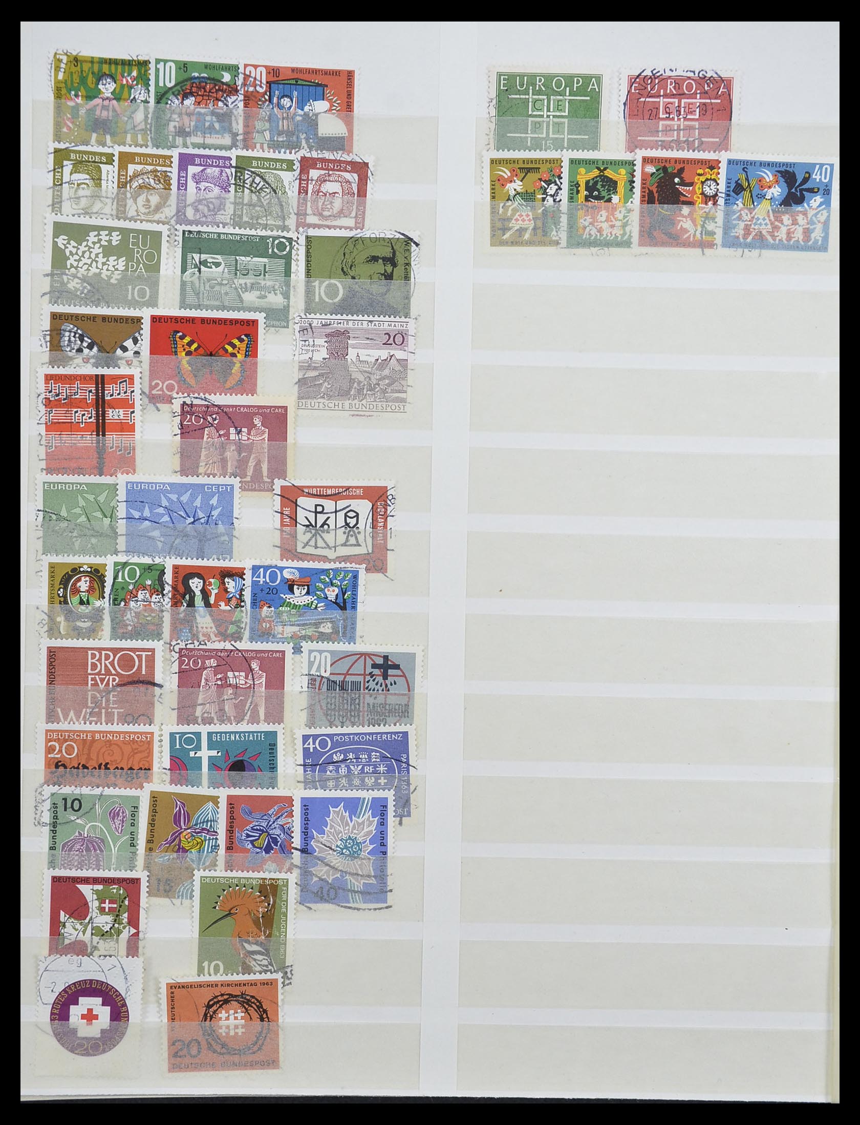 33276 041 - Postzegelverzameling 33276 Bundespost 1949-1995.