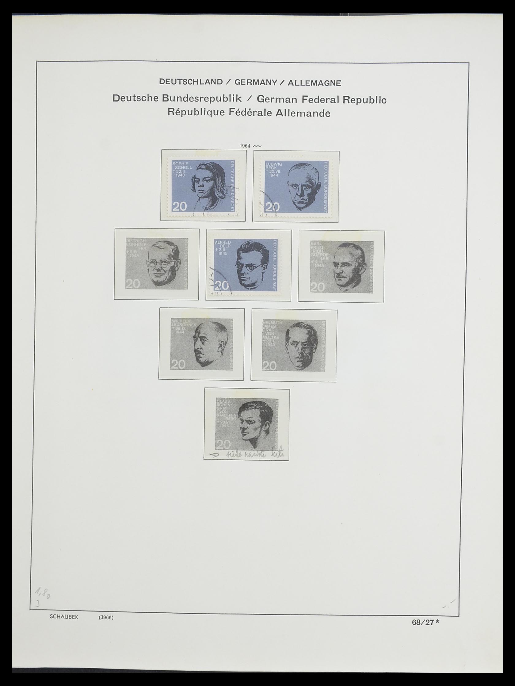 33276 044 - Postzegelverzameling 33276 Bundespost 1949-1995.