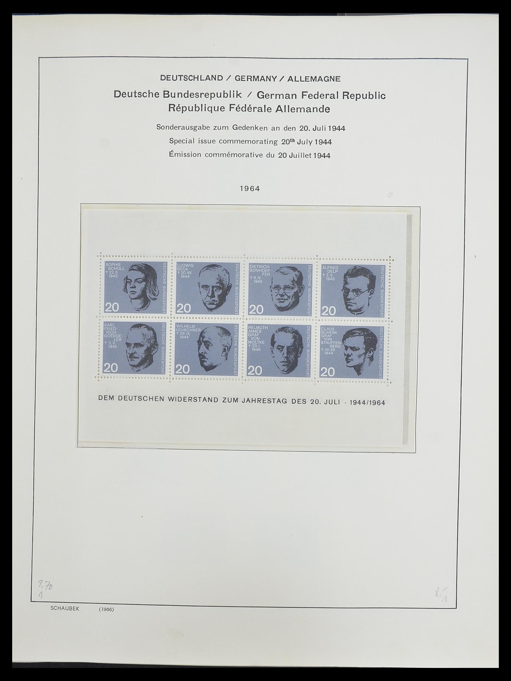 33276 045 - Postzegelverzameling 33276 Bundespost 1949-1995.
