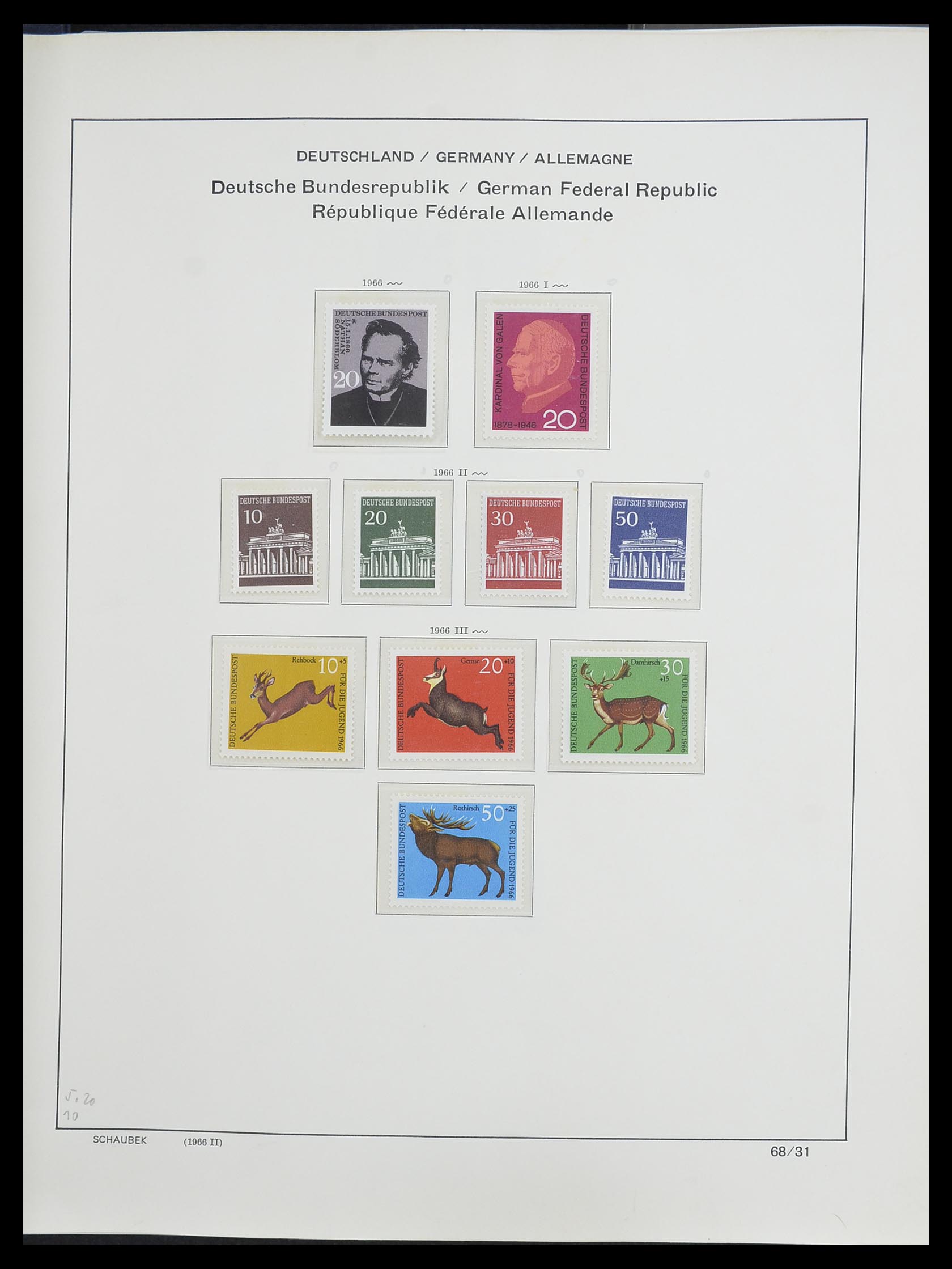 33276 049 - Postzegelverzameling 33276 Bundespost 1949-1995.