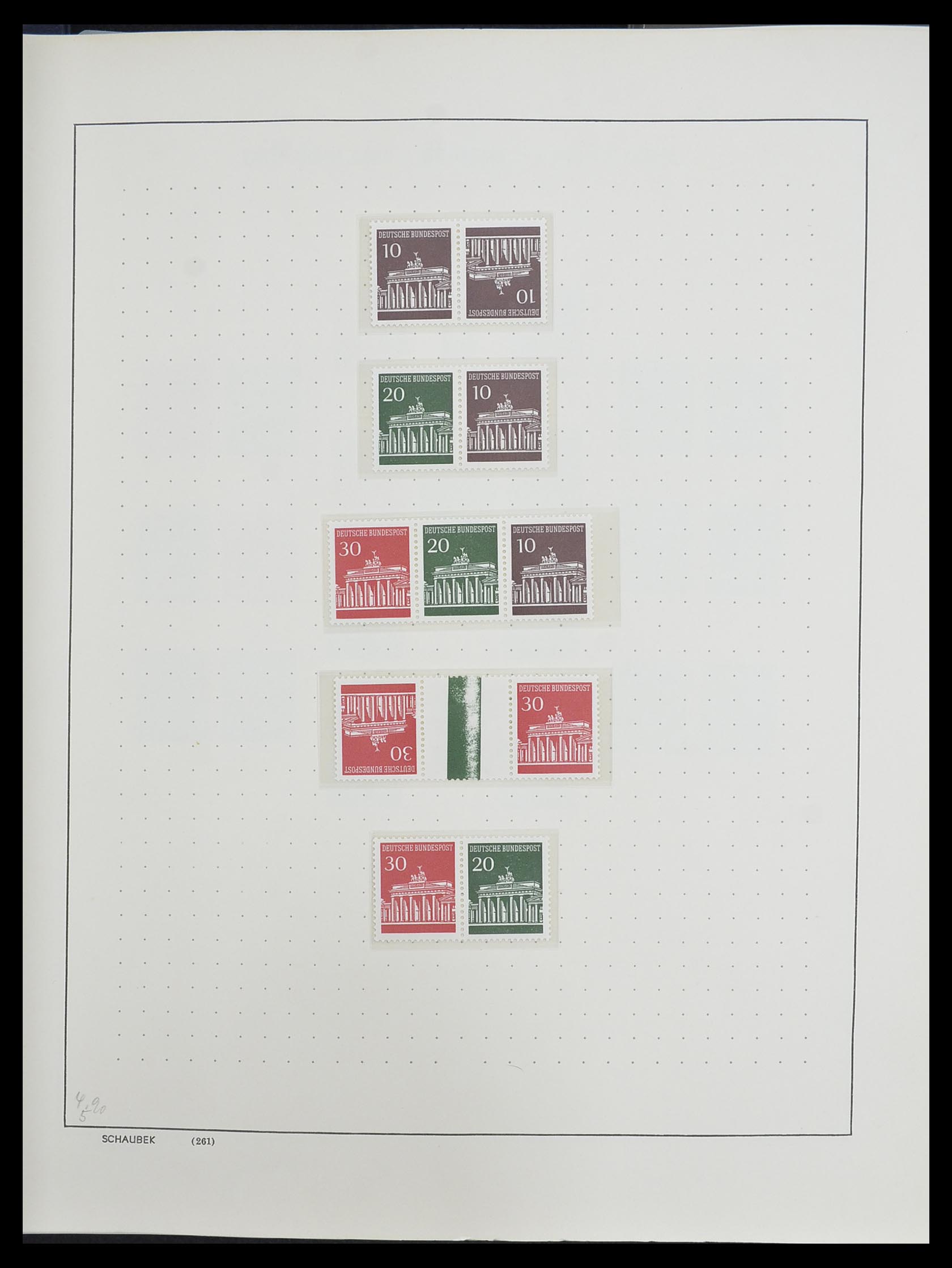 33276 050 - Postzegelverzameling 33276 Bundespost 1949-1995.