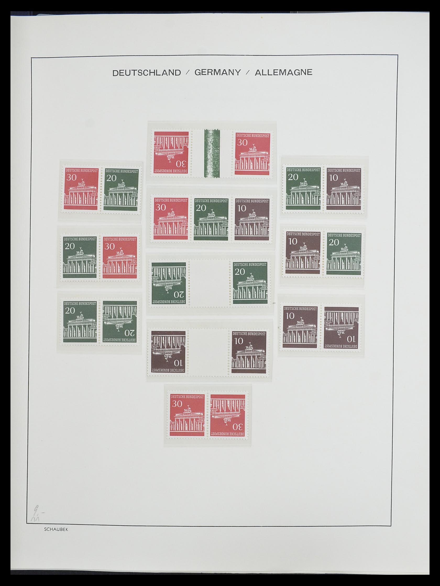 33276 051 - Postzegelverzameling 33276 Bundespost 1949-1995.