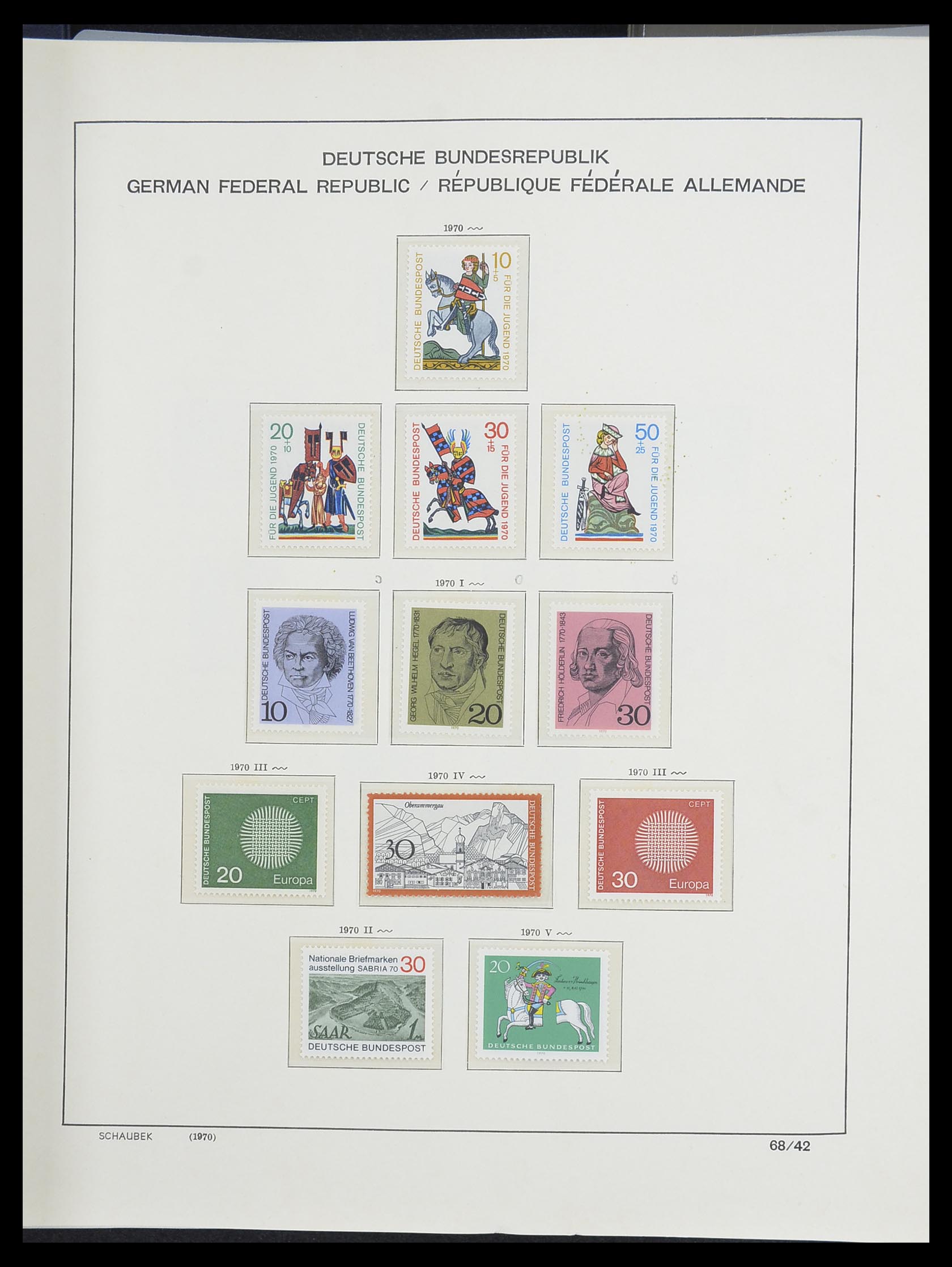 33276 066 - Stamp collection 33276 Bundespost 1949-1995.