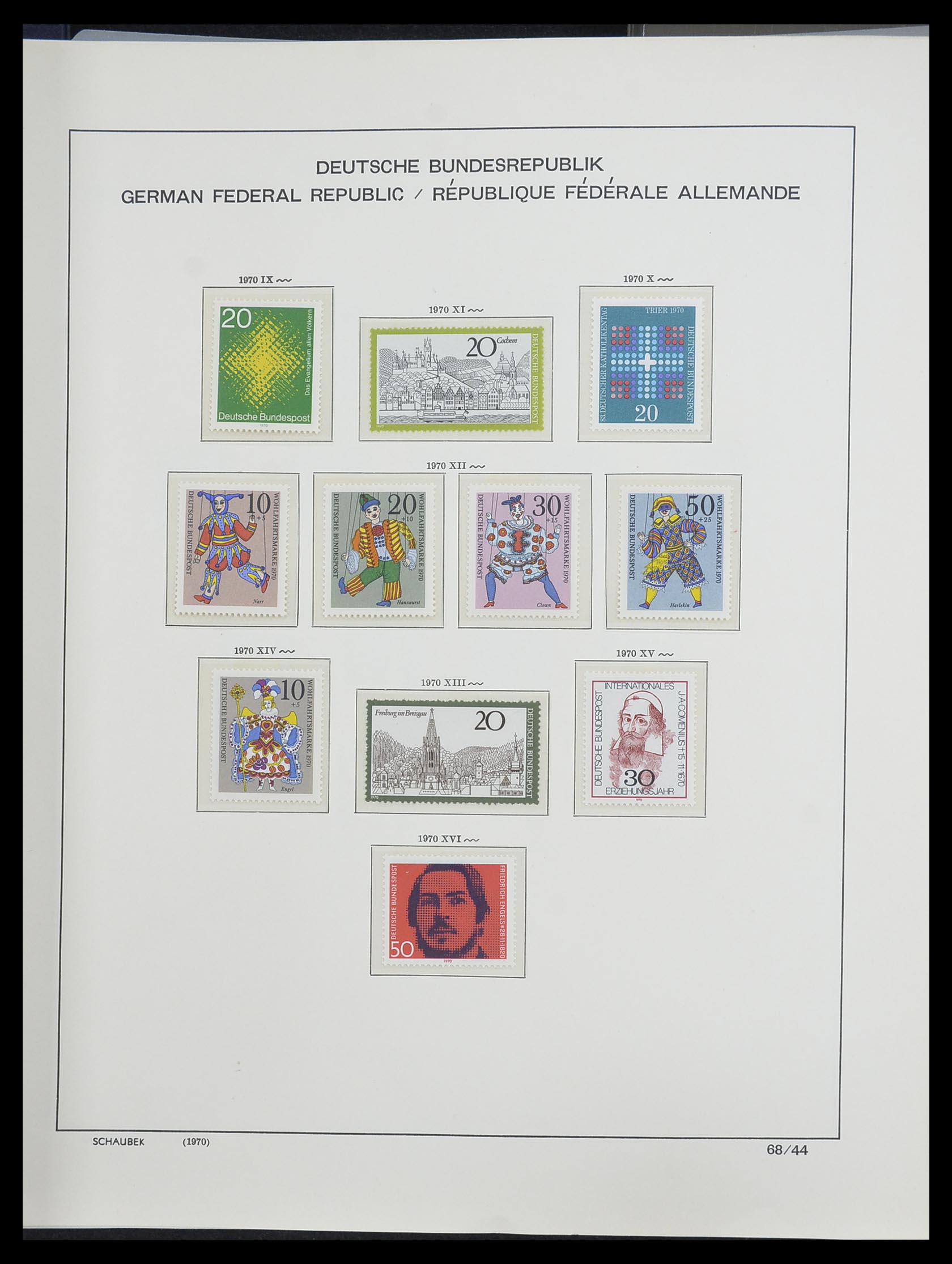 33276 068 - Stamp collection 33276 Bundespost 1949-1995.