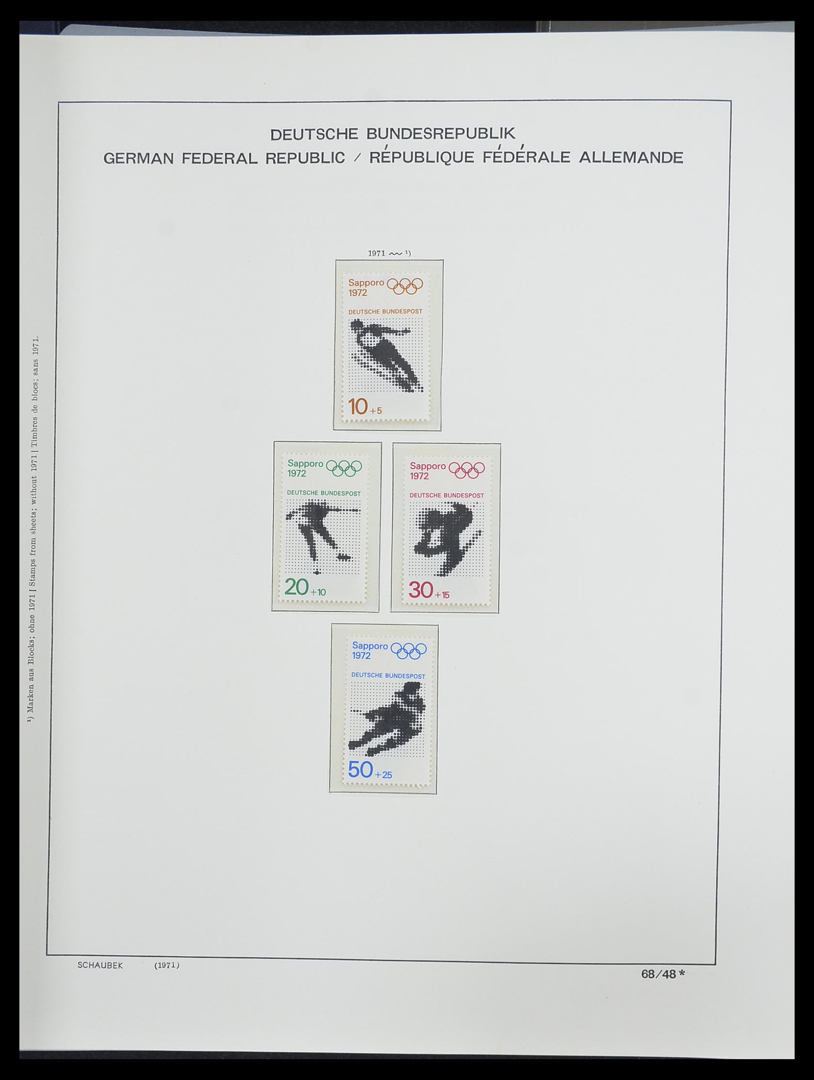 33276 073 - Postzegelverzameling 33276 Bundespost 1949-1995.