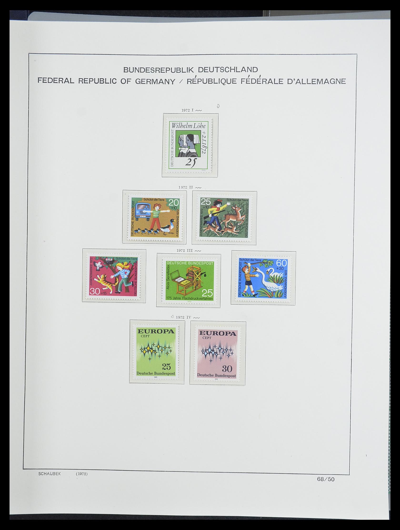 33276 082 - Postzegelverzameling 33276 Bundespost 1949-1995.