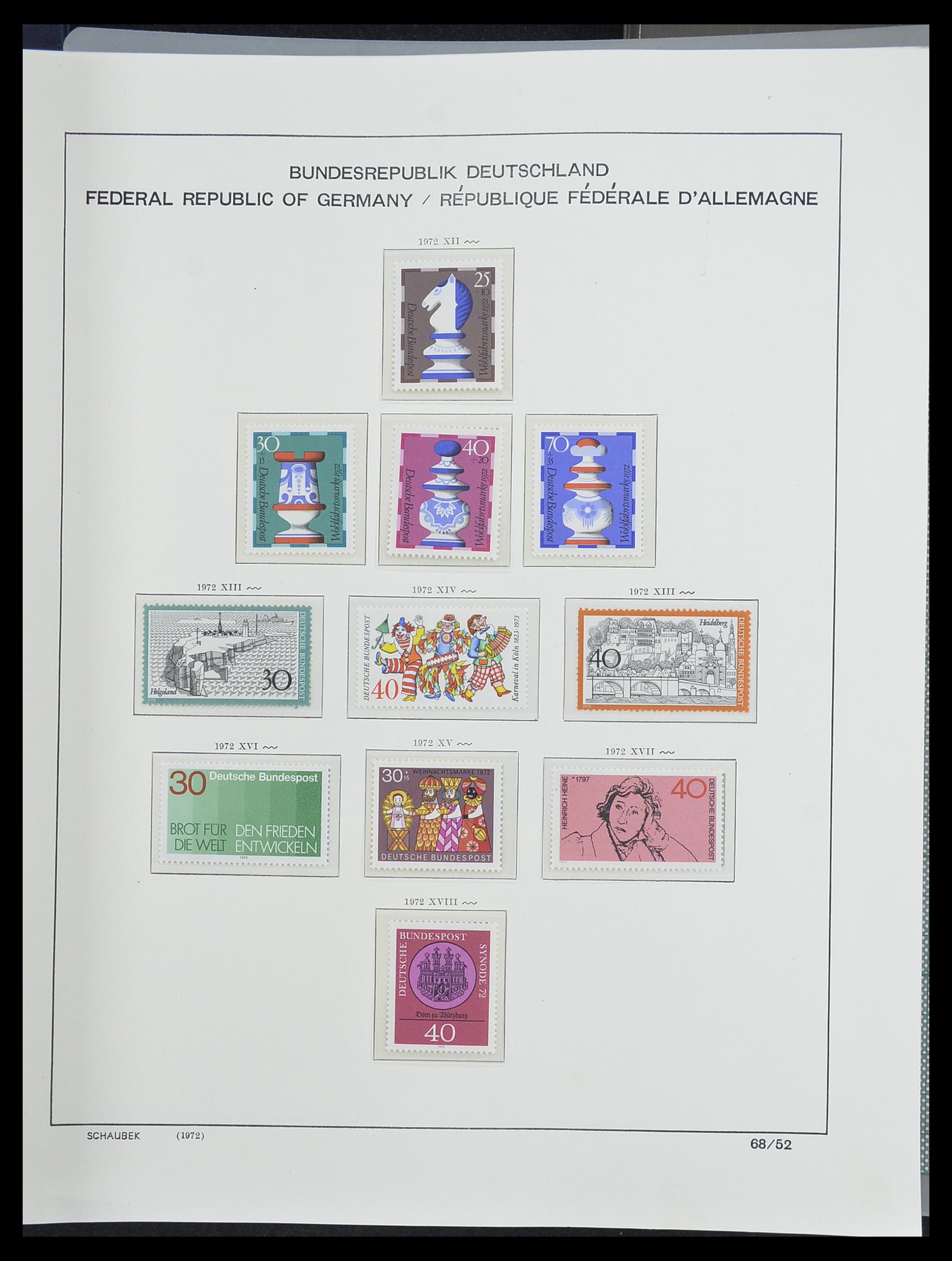 33276 086 - Postzegelverzameling 33276 Bundespost 1949-1995.