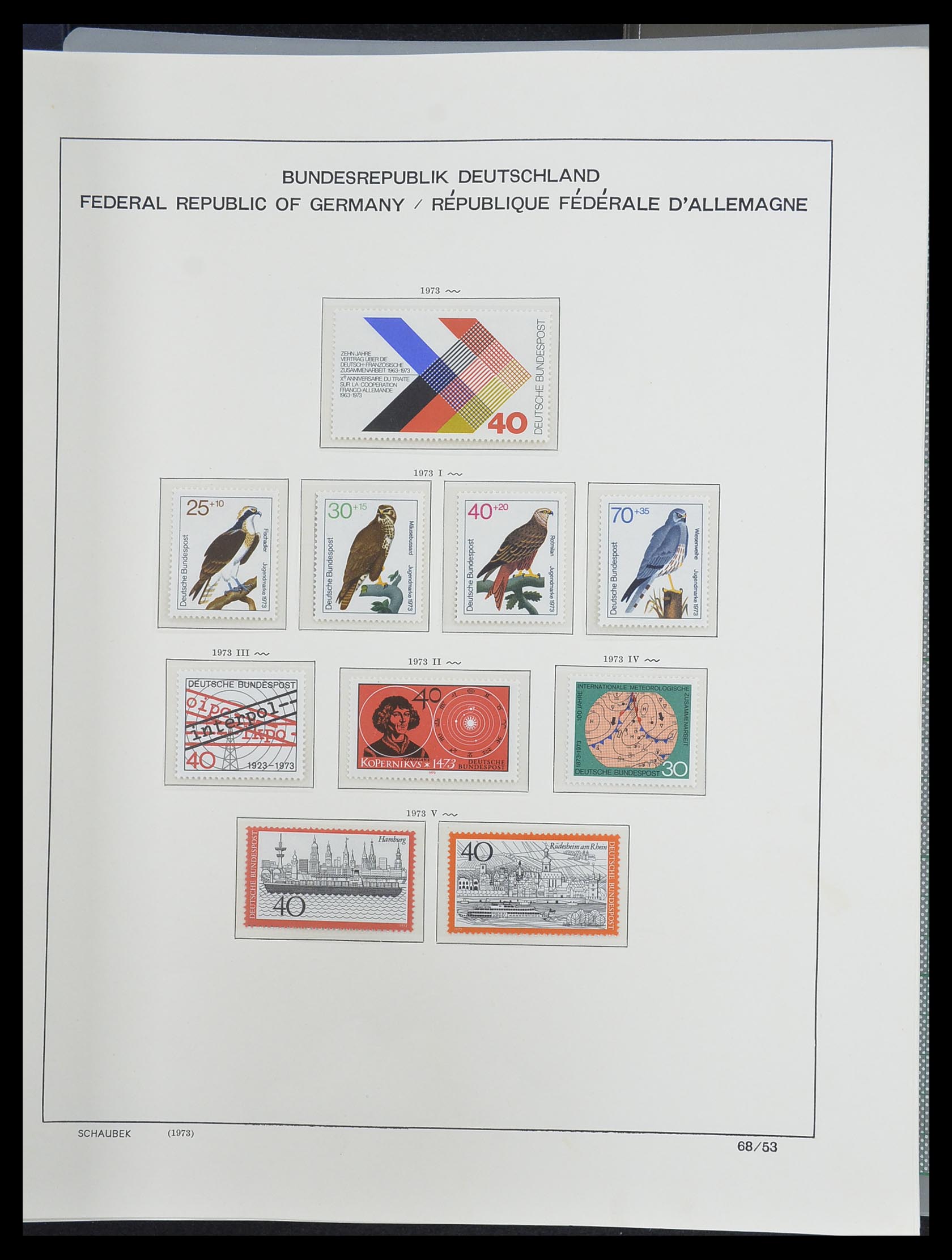 33276 089 - Postzegelverzameling 33276 Bundespost 1949-1995.