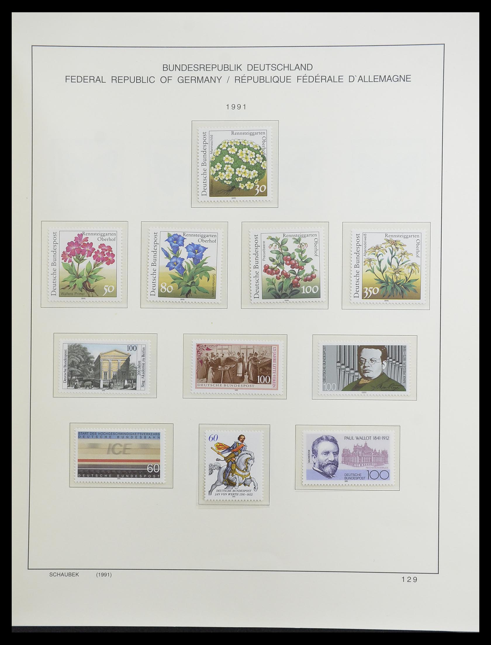 33276 221 - Stamp collection 33276 Bundespost 1949-1995.