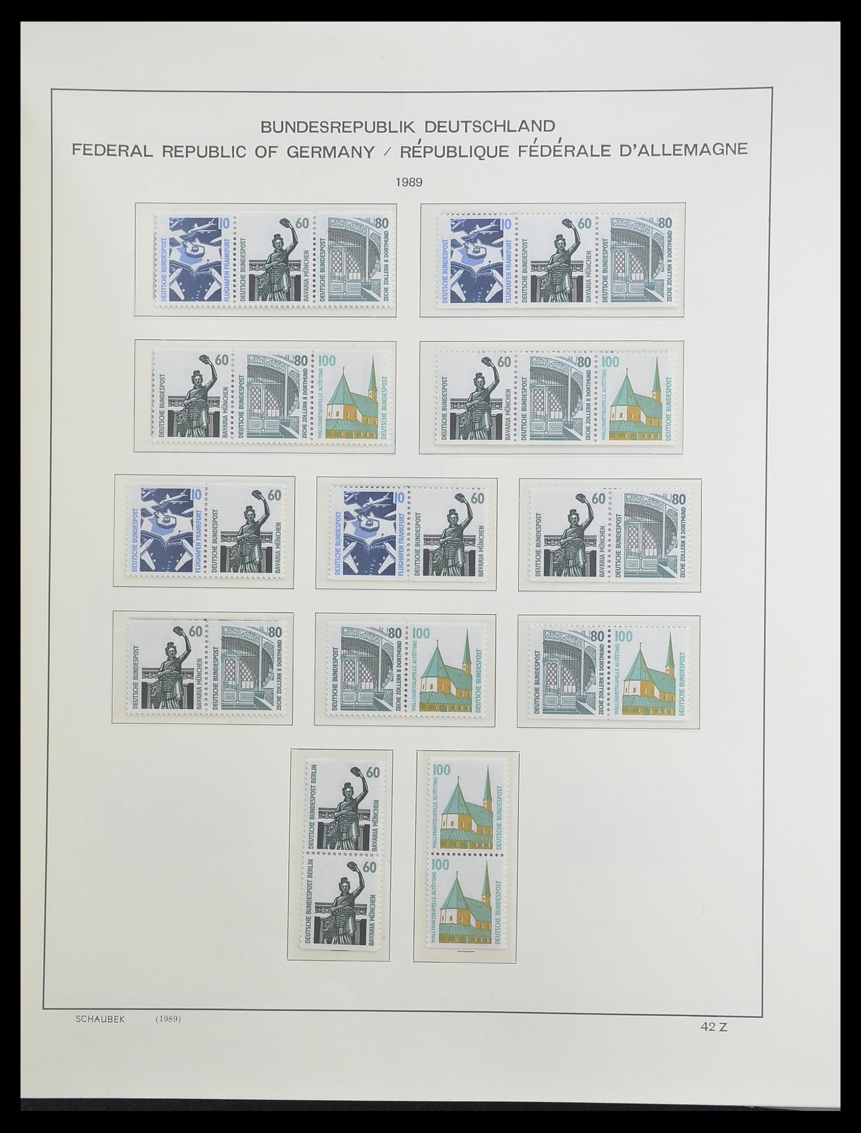 33276 231 - Stamp collection 33276 Bundespost 1949-1995.
