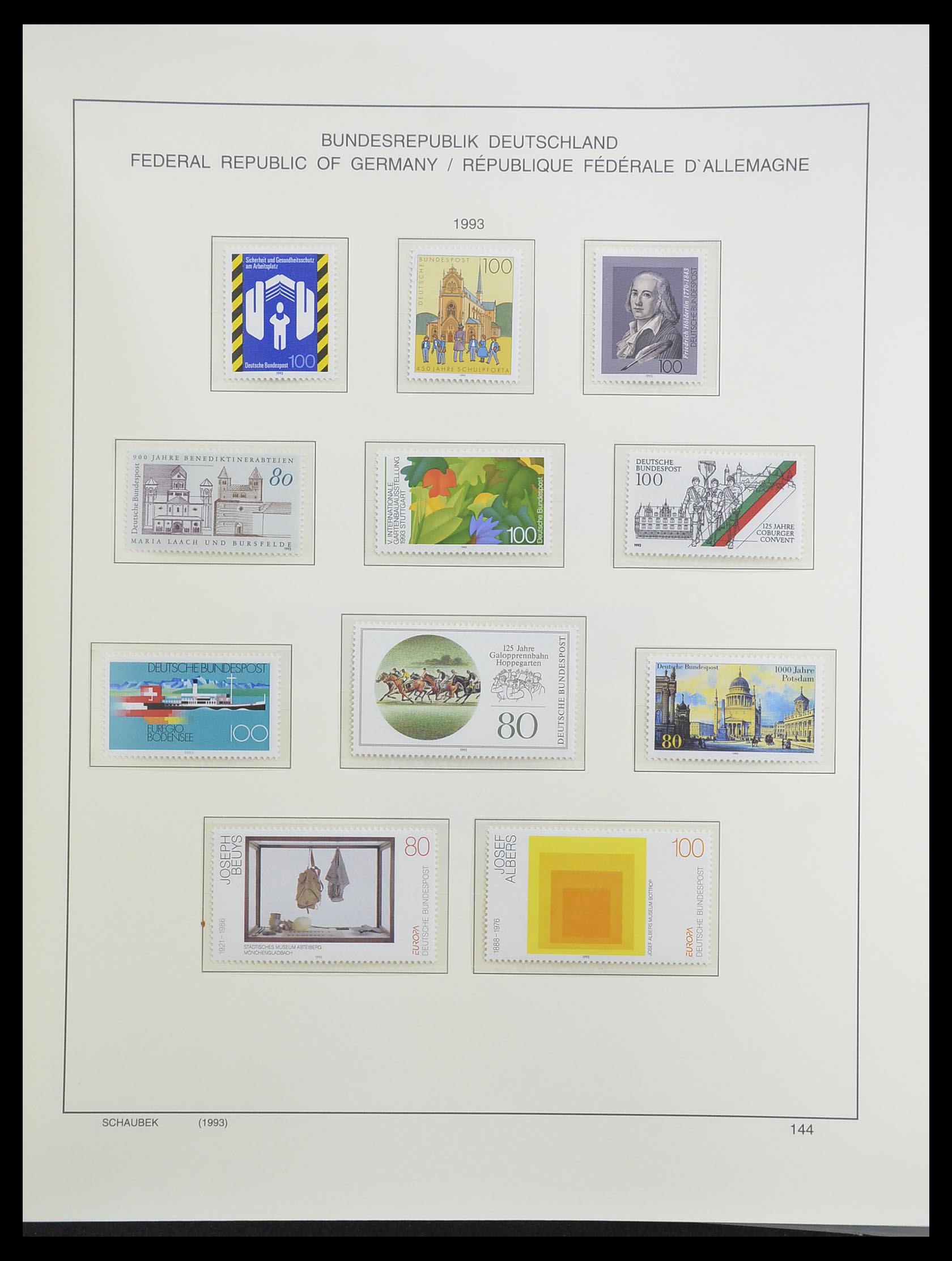 33276 241 - Stamp collection 33276 Bundespost 1949-1995.