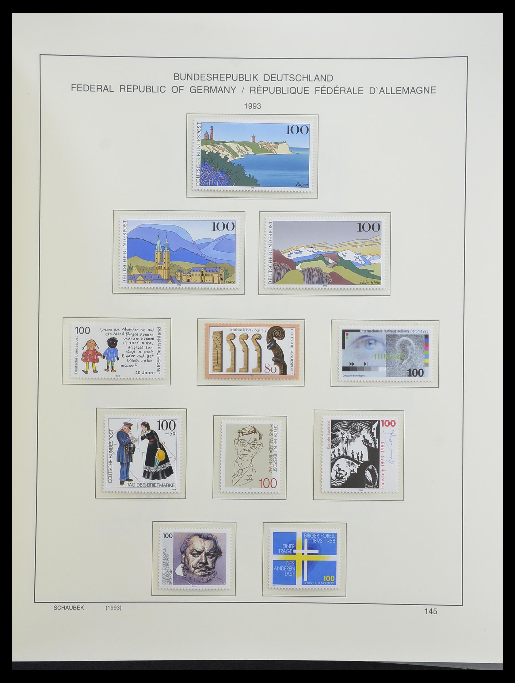 33276 243 - Stamp collection 33276 Bundespost 1949-1995.