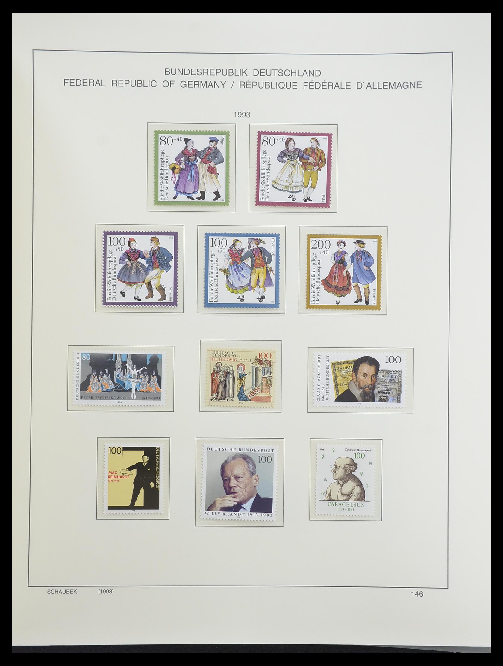 33276 244 - Postzegelverzameling 33276 Bundespost 1949-1995.