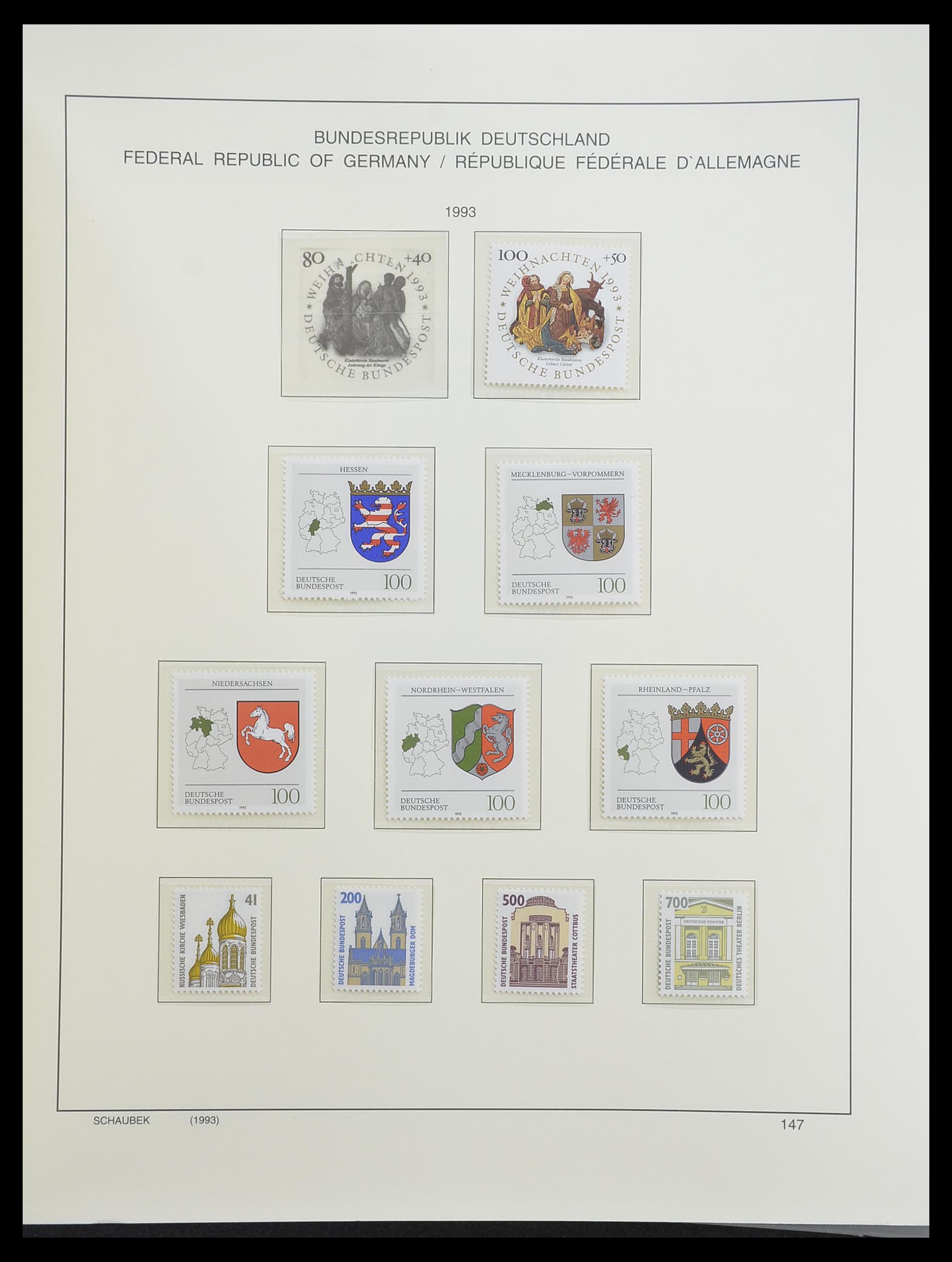 33276 245 - Postzegelverzameling 33276 Bundespost 1949-1995.