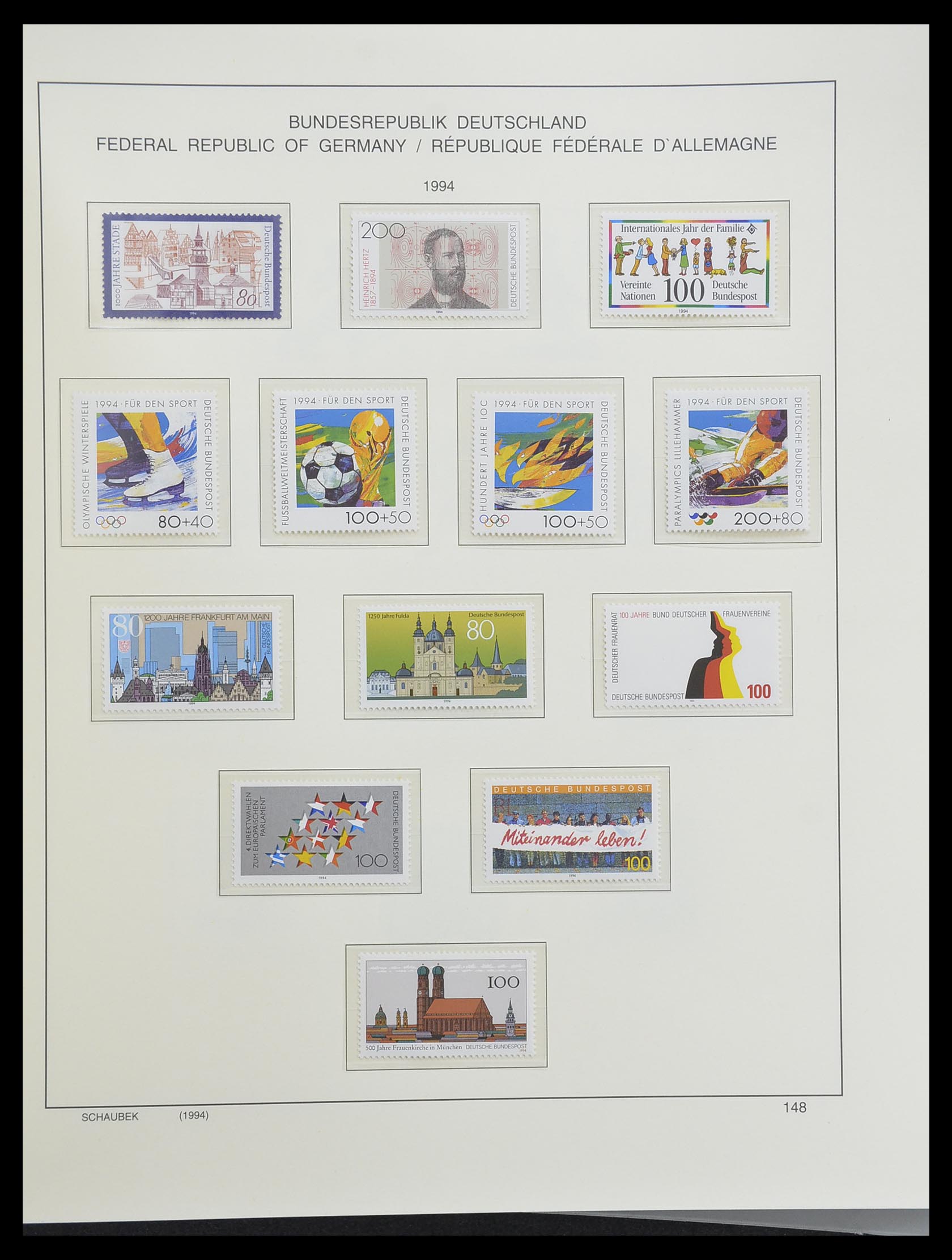 33276 247 - Postzegelverzameling 33276 Bundespost 1949-1995.