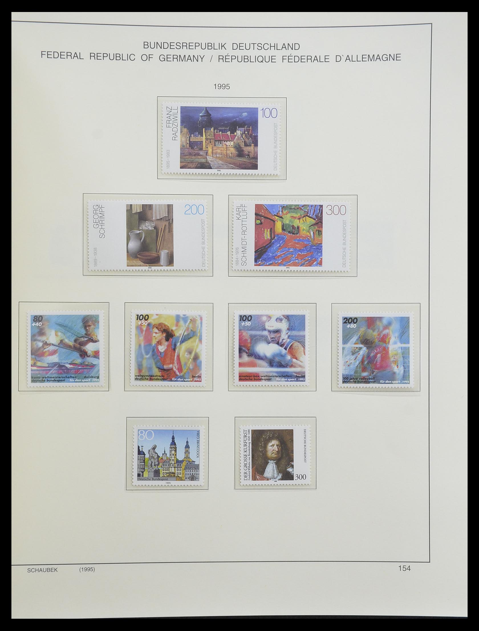 33276 255 - Postzegelverzameling 33276 Bundespost 1949-1995.