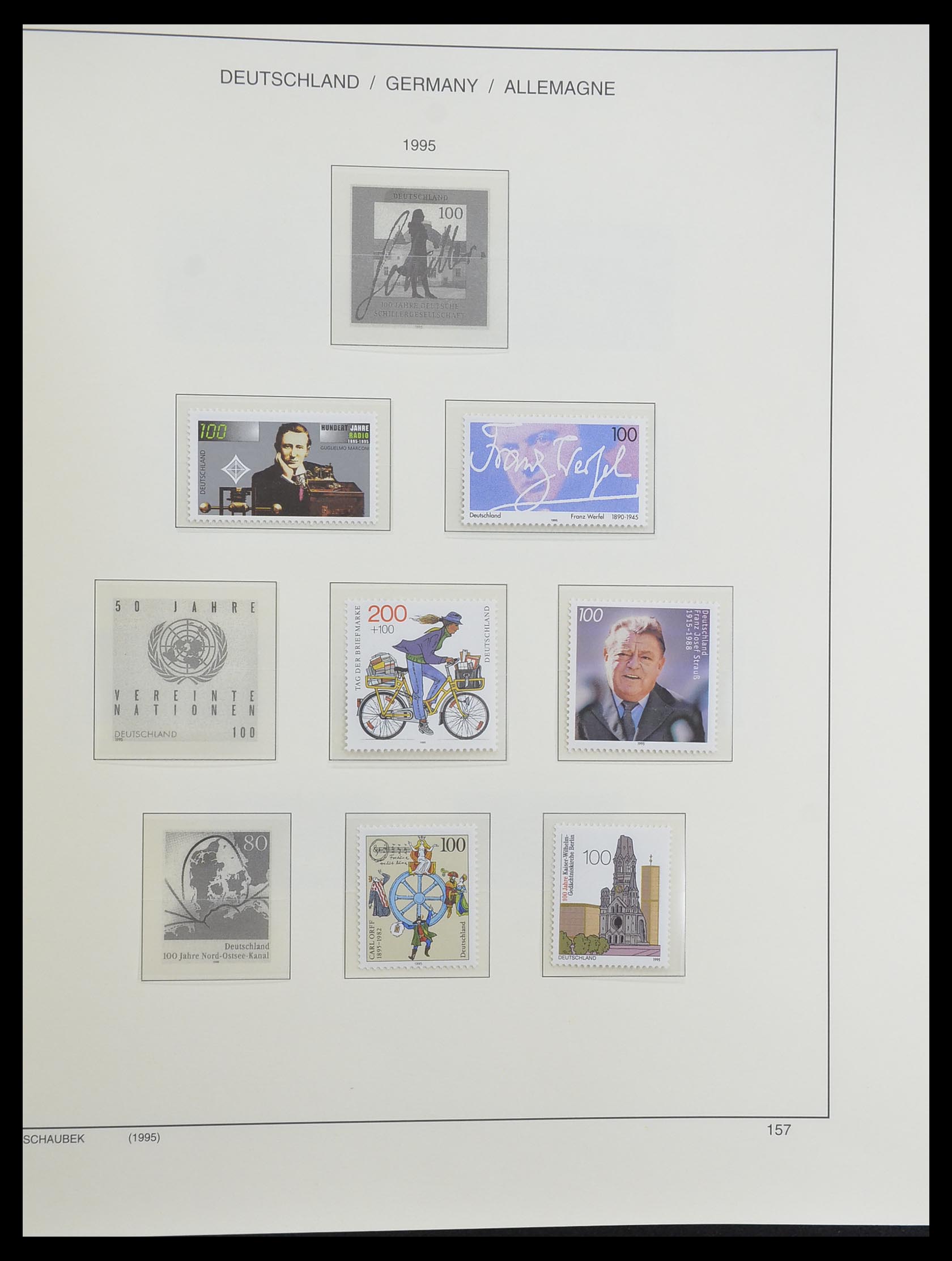 33276 258 - Postzegelverzameling 33276 Bundespost 1949-1995.