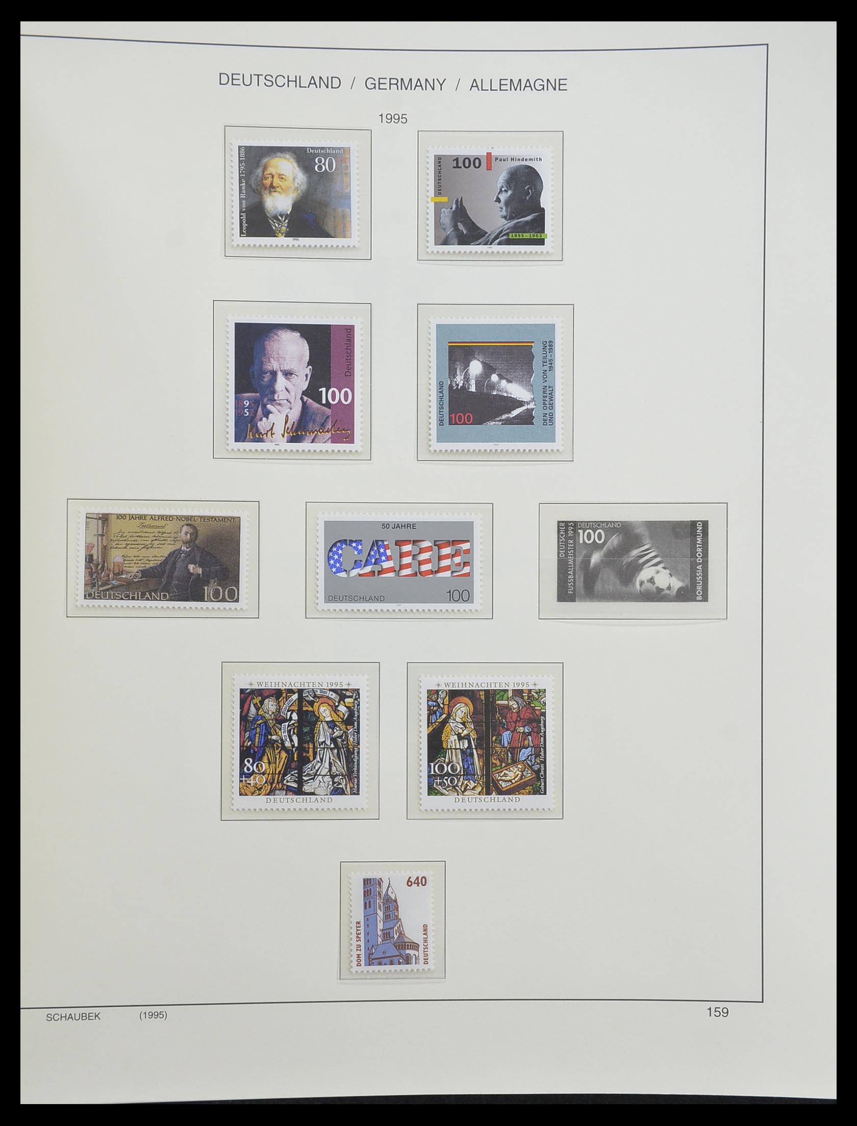 33276 260 - Postzegelverzameling 33276 Bundespost 1949-1995.