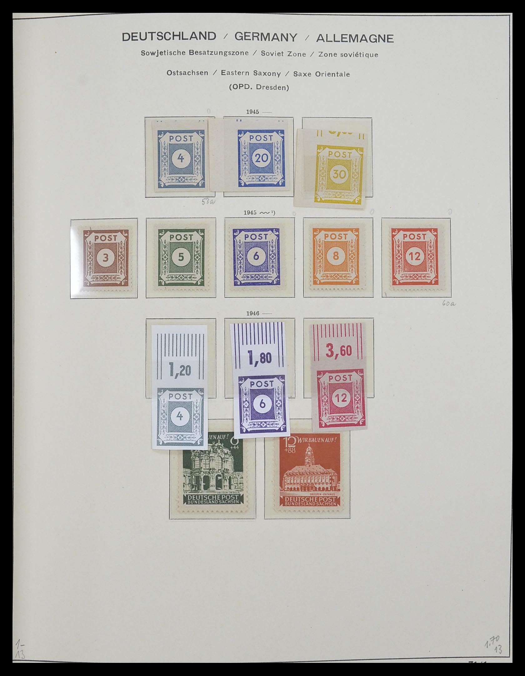 33281 004 - Stamp collection 33281 DDR 1945-1990.