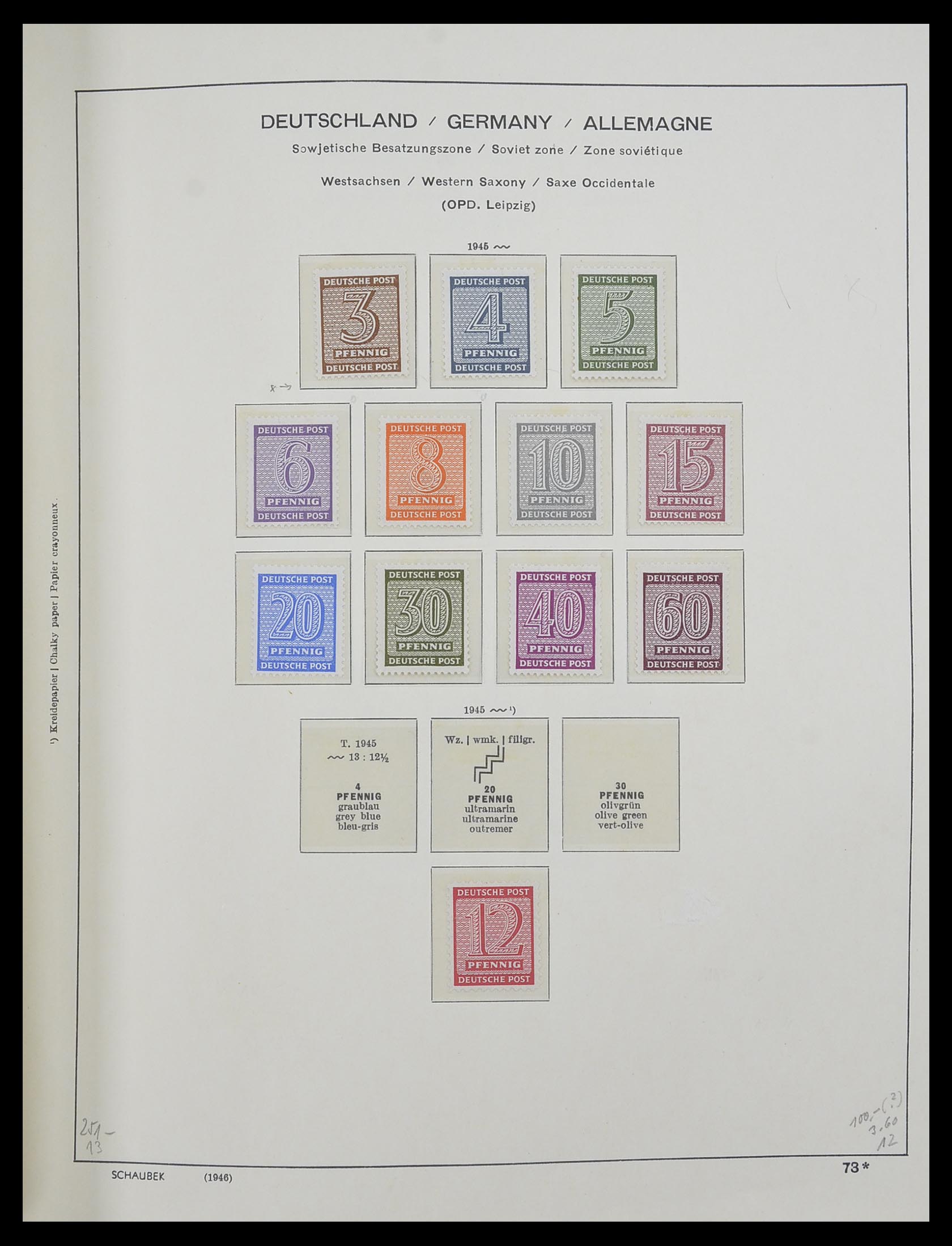 33281 010 - Stamp collection 33281 DDR 1945-1990.