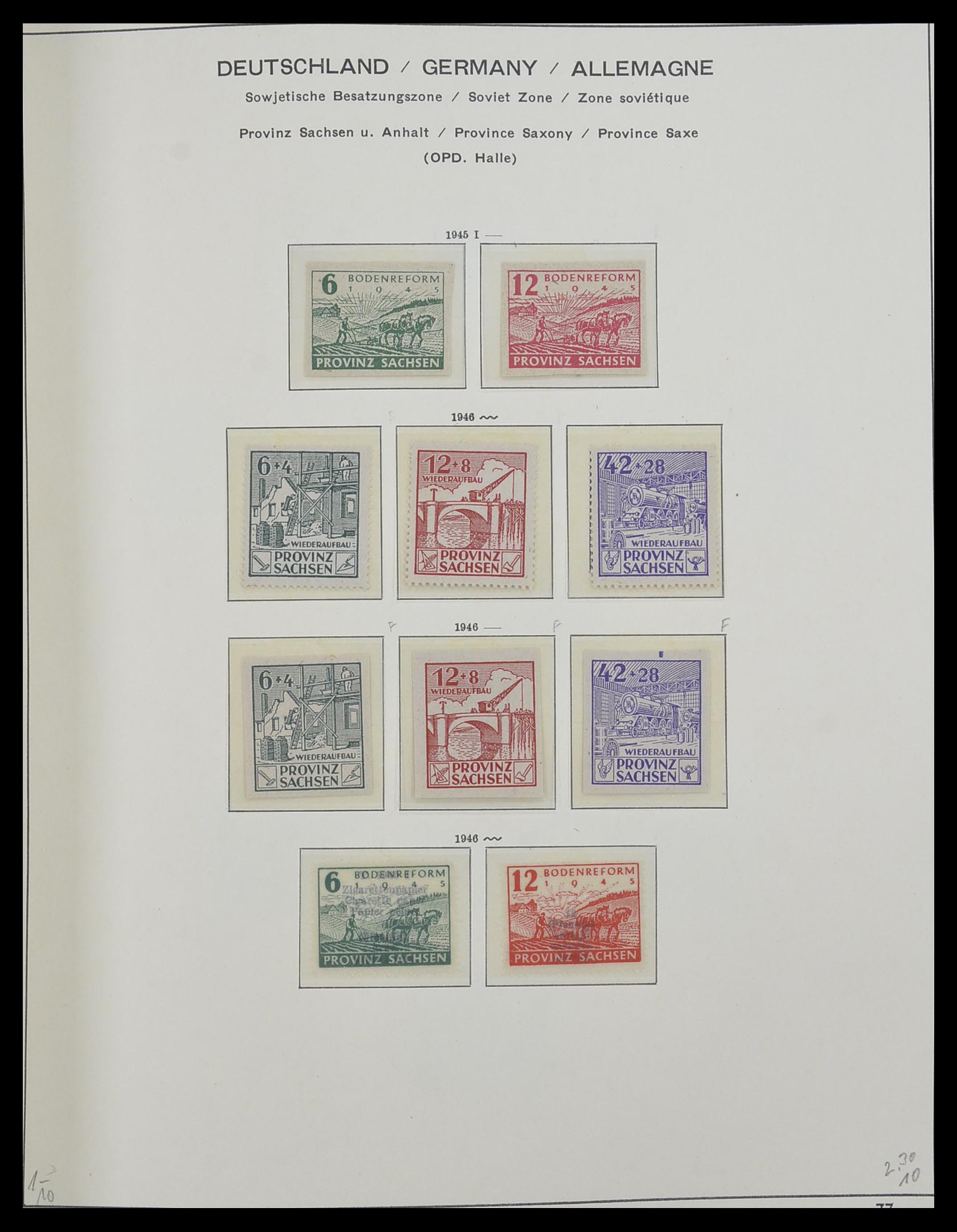 33281 018 - Stamp collection 33281 DDR 1945-1990.