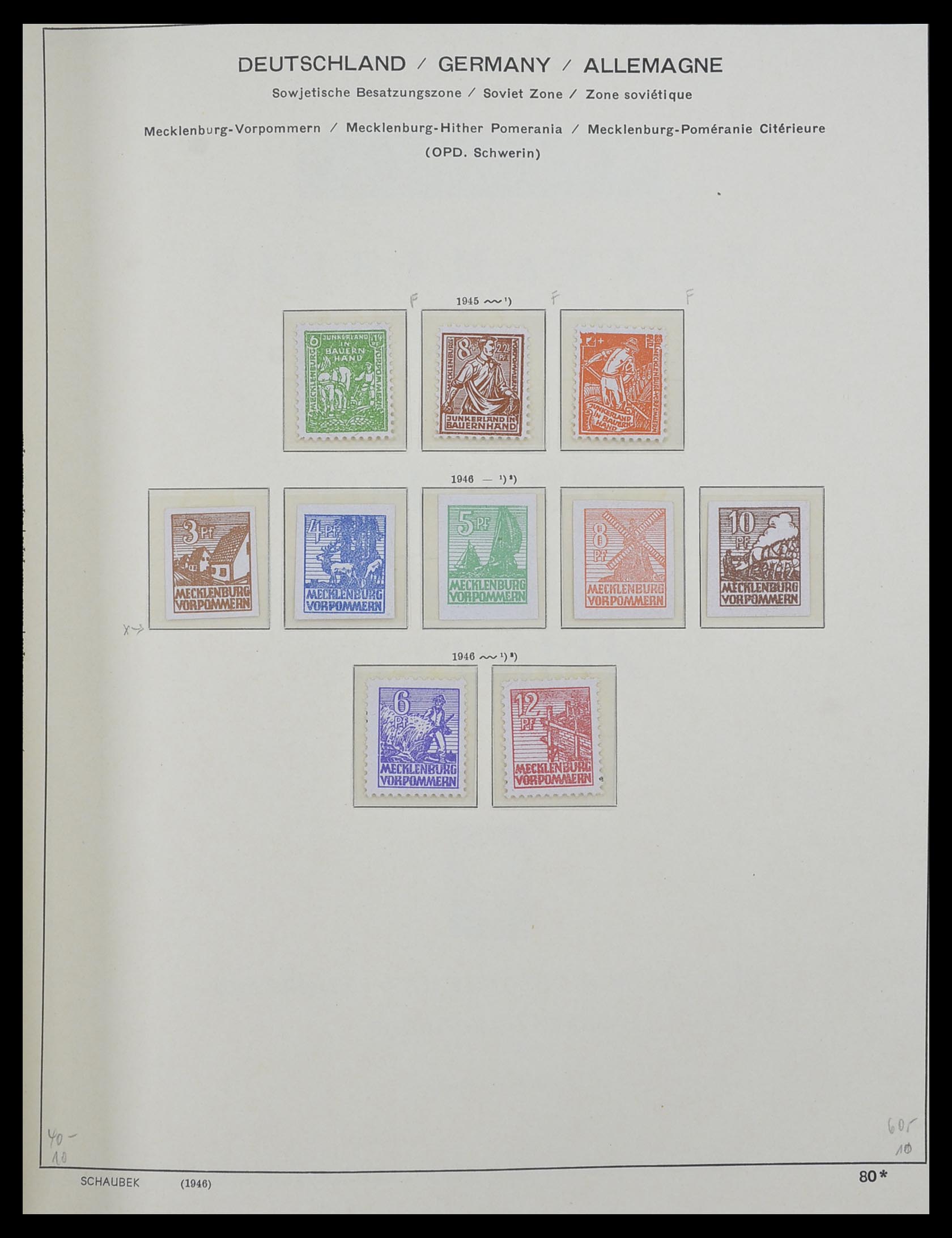 33281 025 - Stamp collection 33281 DDR 1945-1990.