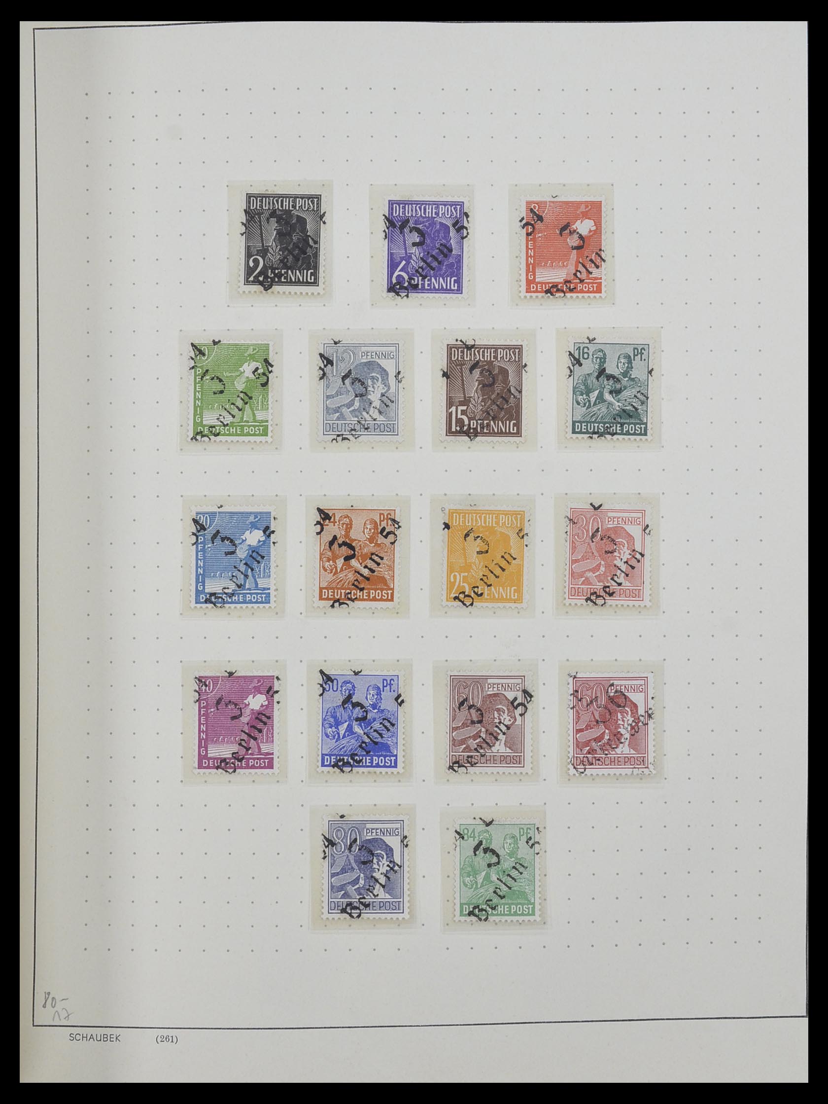 33281 027 - Stamp collection 33281 DDR 1945-1990.