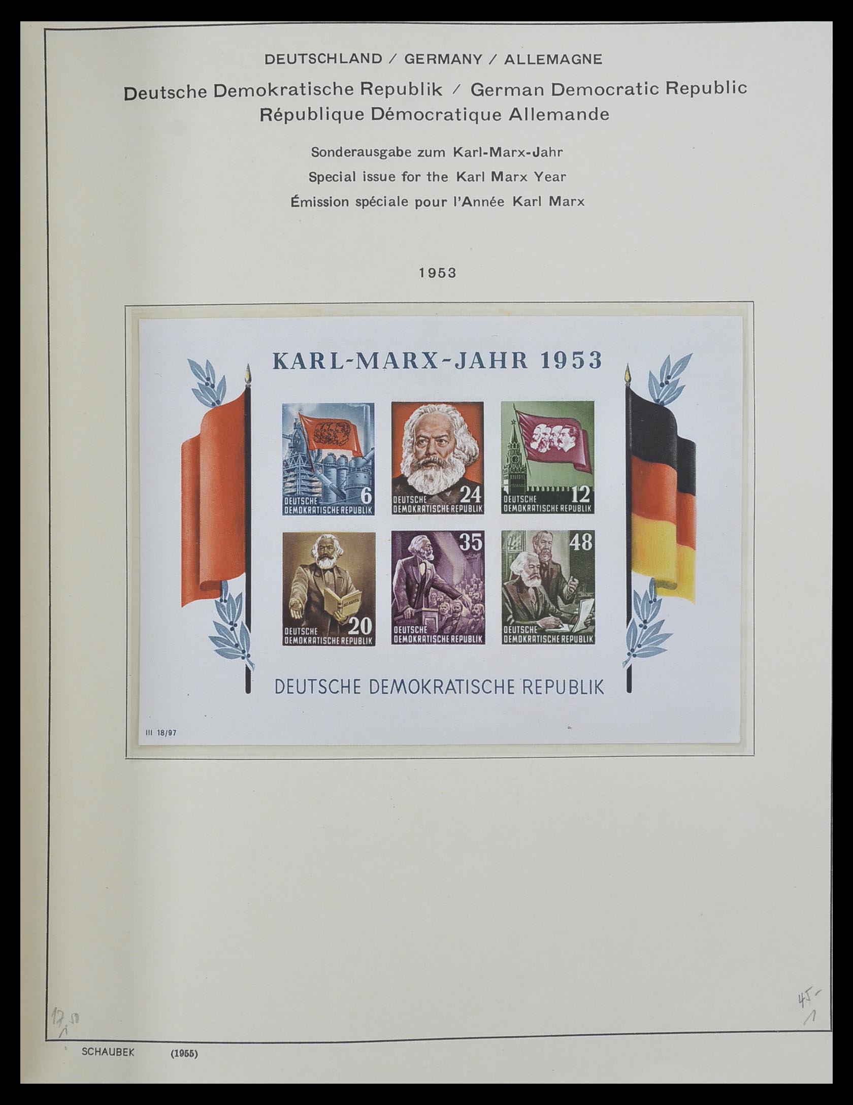 33281 041 - Postzegelverzameling 33281 DDR 1945-1990.