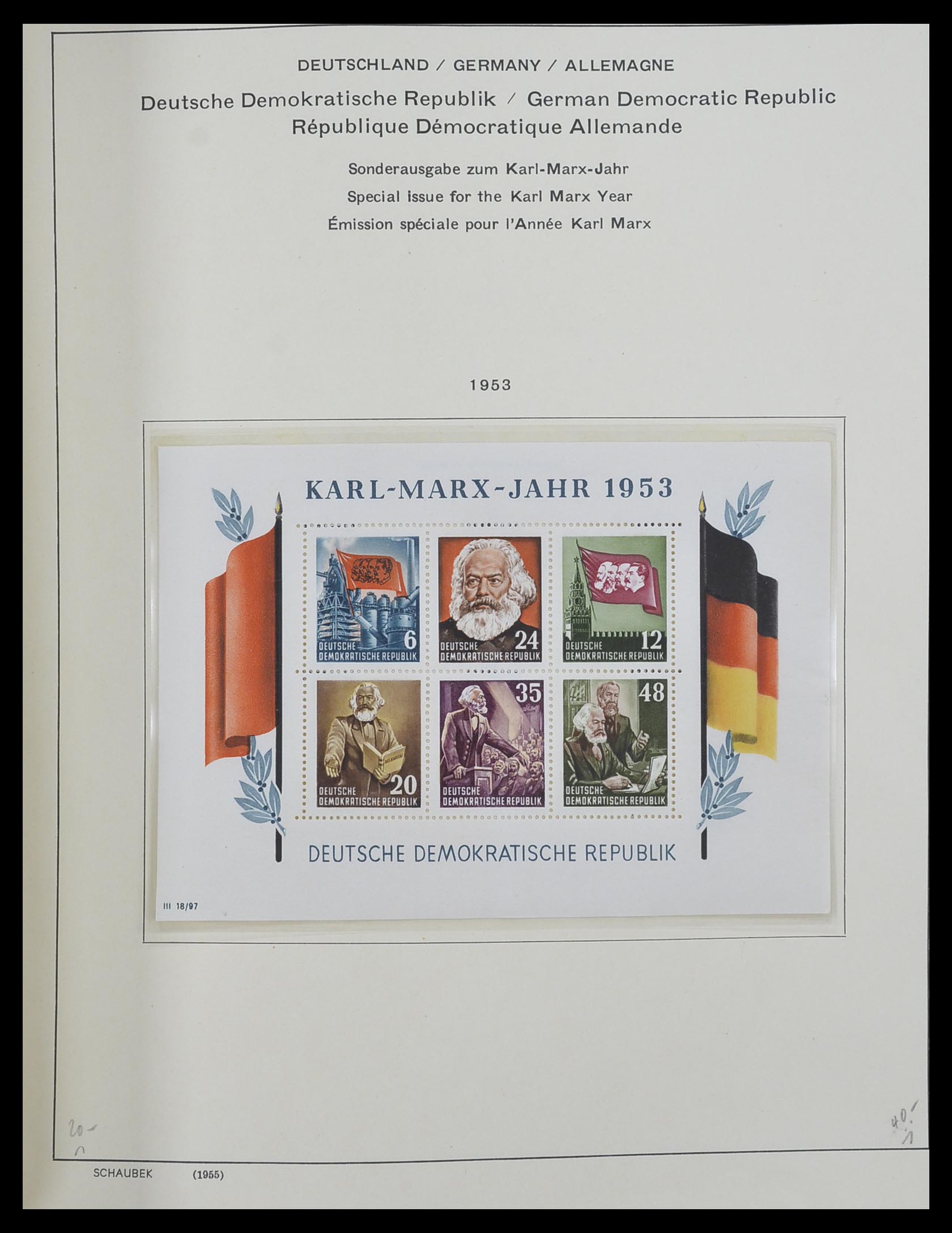 33281 042 - Postzegelverzameling 33281 DDR 1945-1990.