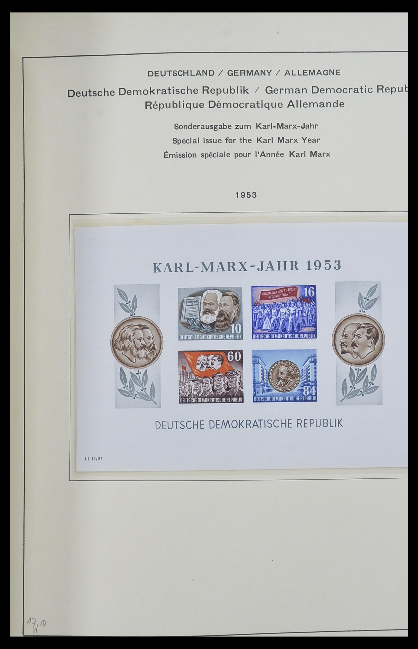 33281 043 - Stamp collection 33281 DDR 1945-1990.
