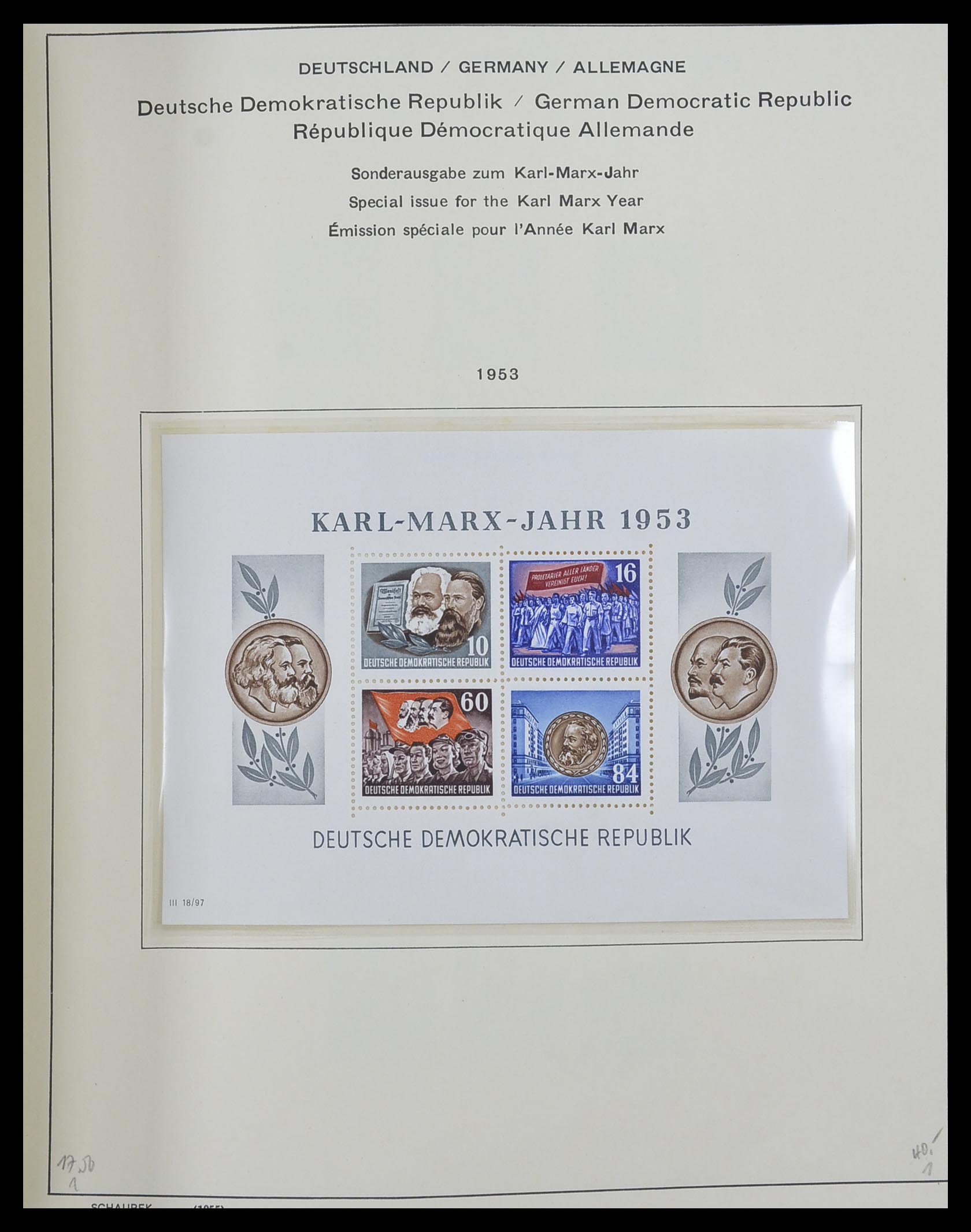 33281 044 - Postzegelverzameling 33281 DDR 1945-1990.