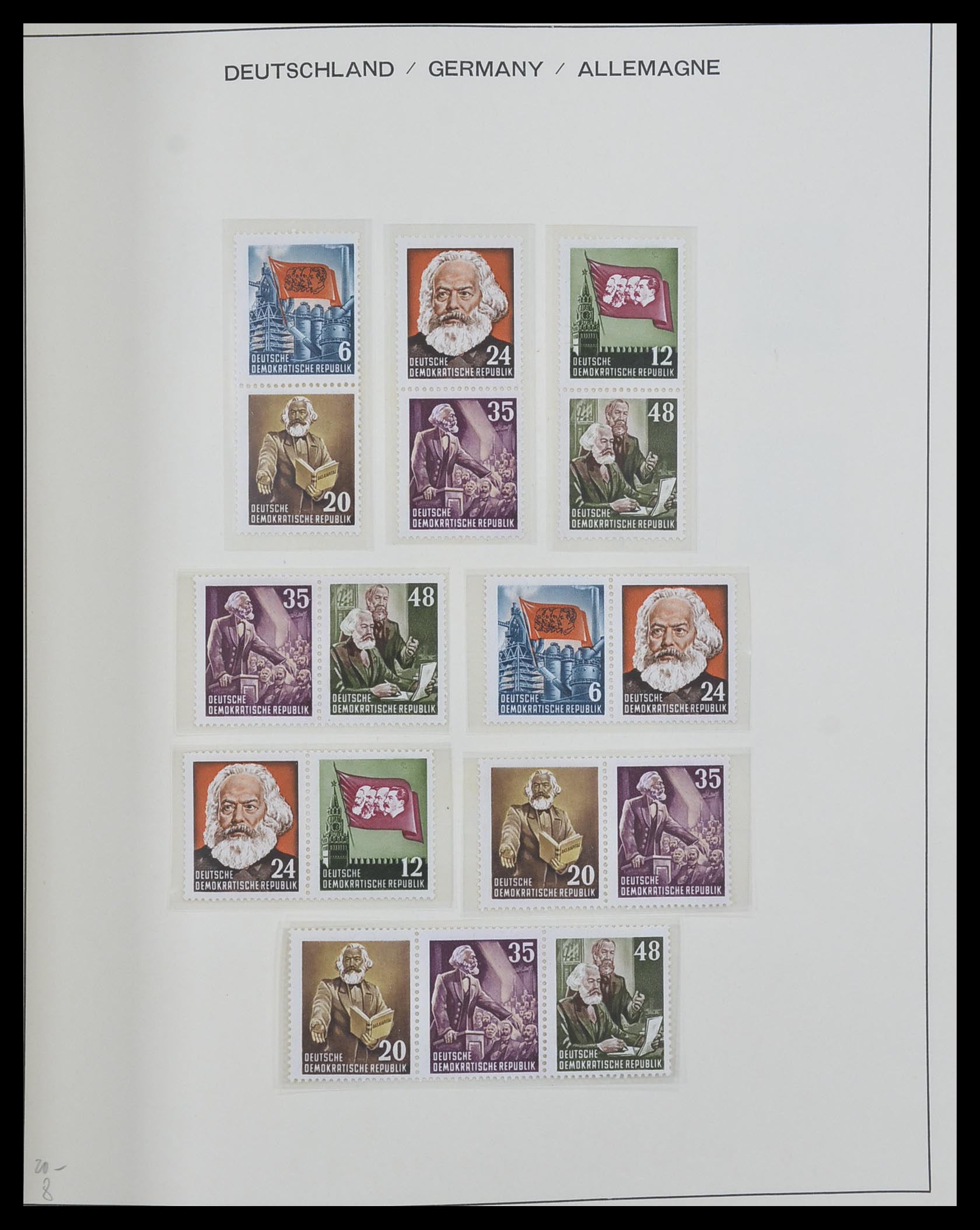 33281 045 - Postzegelverzameling 33281 DDR 1945-1990.