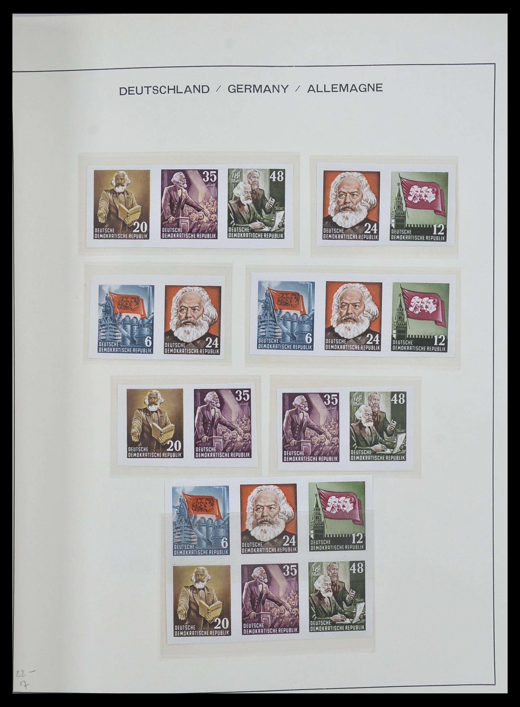 33281 046 - Postzegelverzameling 33281 DDR 1945-1990.