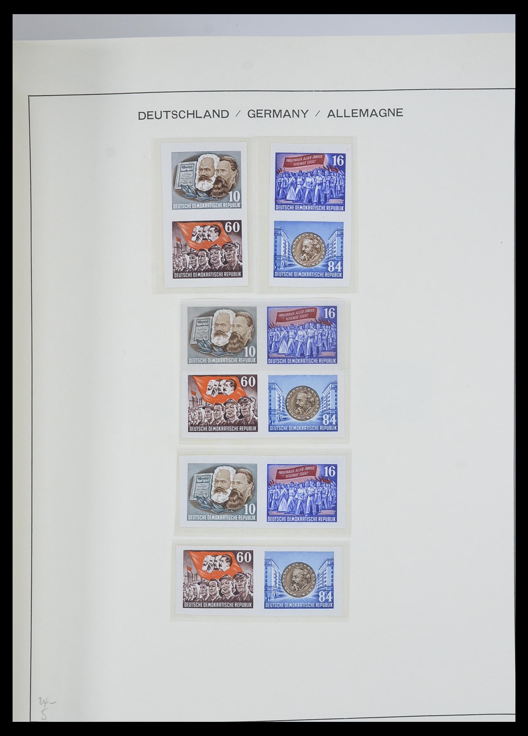 33281 049 - Stamp collection 33281 DDR 1945-1990.