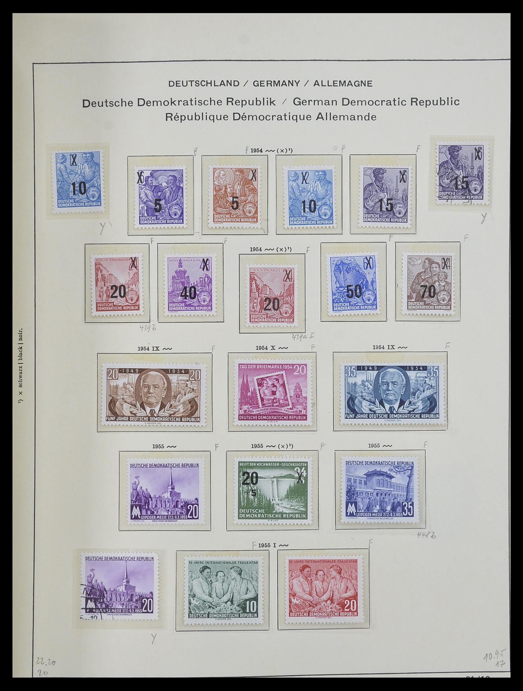 33281 058 - Stamp collection 33281 DDR 1945-1990.