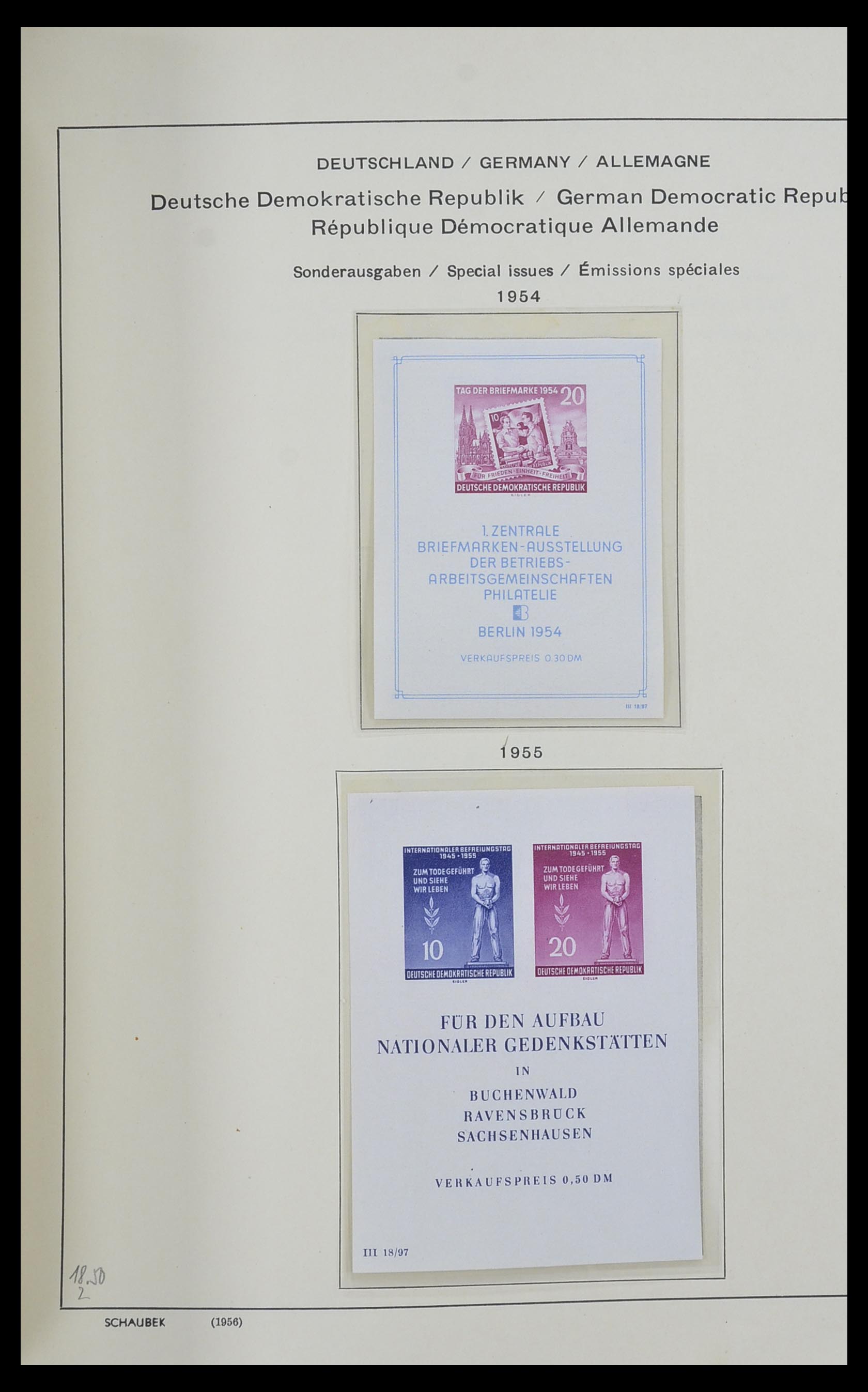 33281 060 - Stamp collection 33281 DDR 1945-1990.