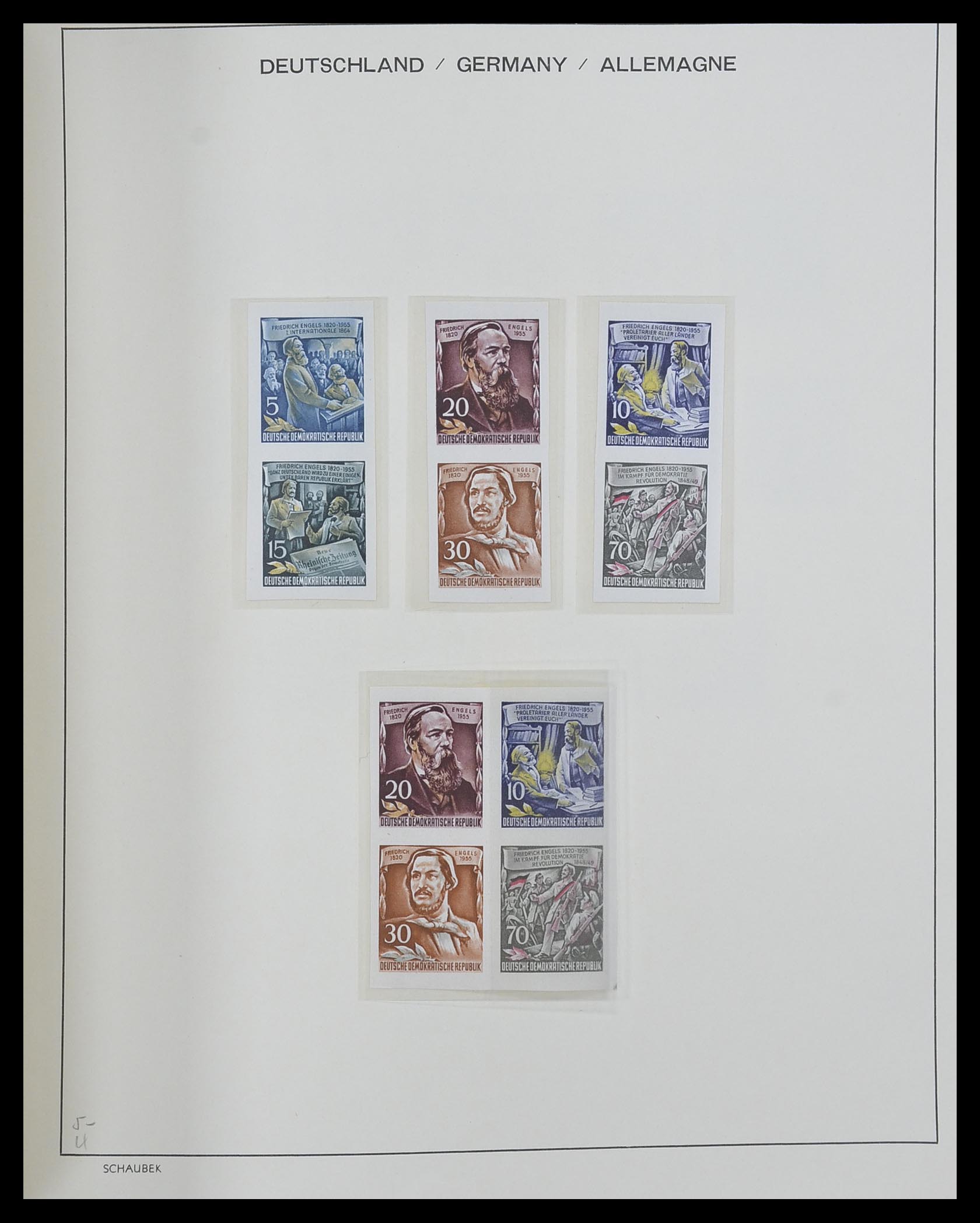 33281 065 - Stamp collection 33281 DDR 1945-1990.