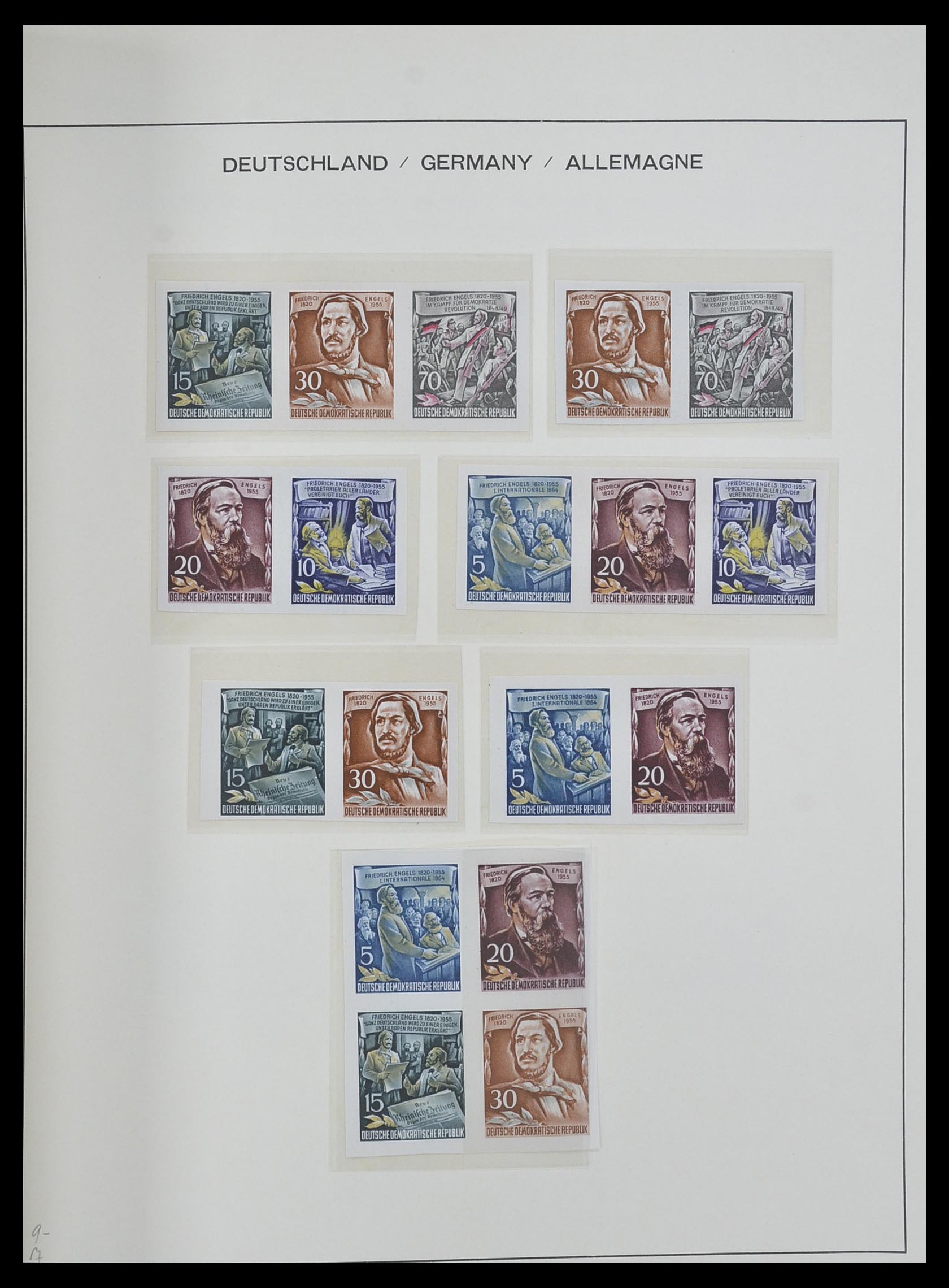 33281 066 - Stamp collection 33281 DDR 1945-1990.